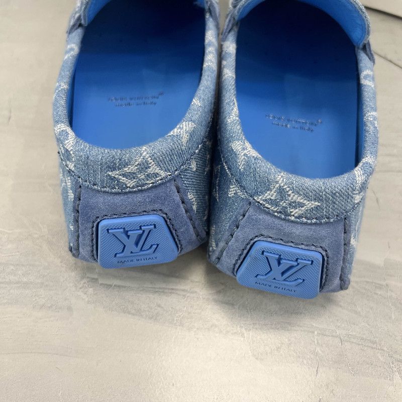 Louis Vuitton Louis Vuitton Denim Moccasin Shoes for Men -2508 Size US 8.5 / EU 41-42 - 3 Thumbnail