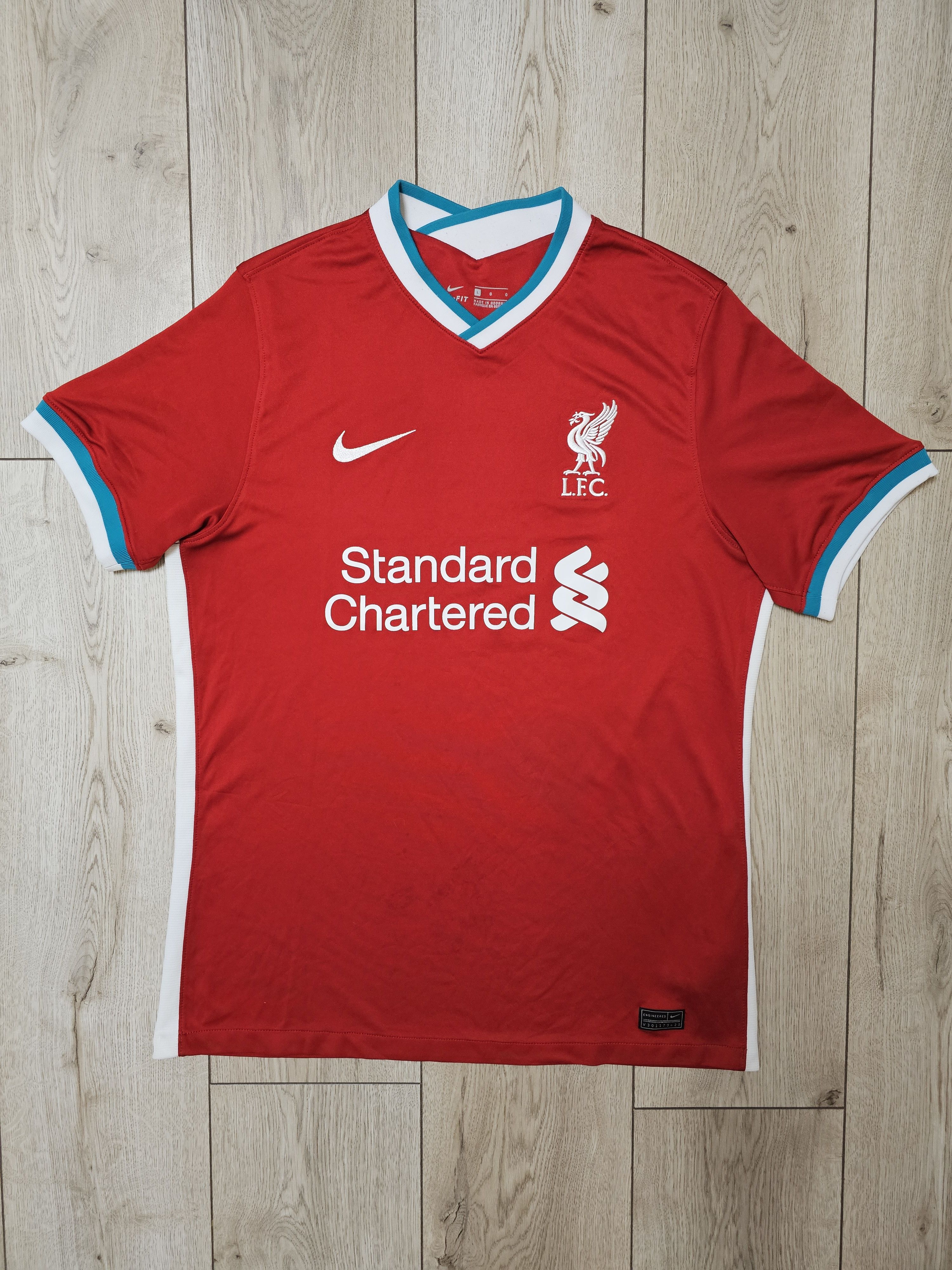 Nike LIVERPOOL 2020 2021 HOME FOOTBALL SHIRT SOCCER JERSEY Size US L / EU 52-54 / 3 - 1 Thumbnail