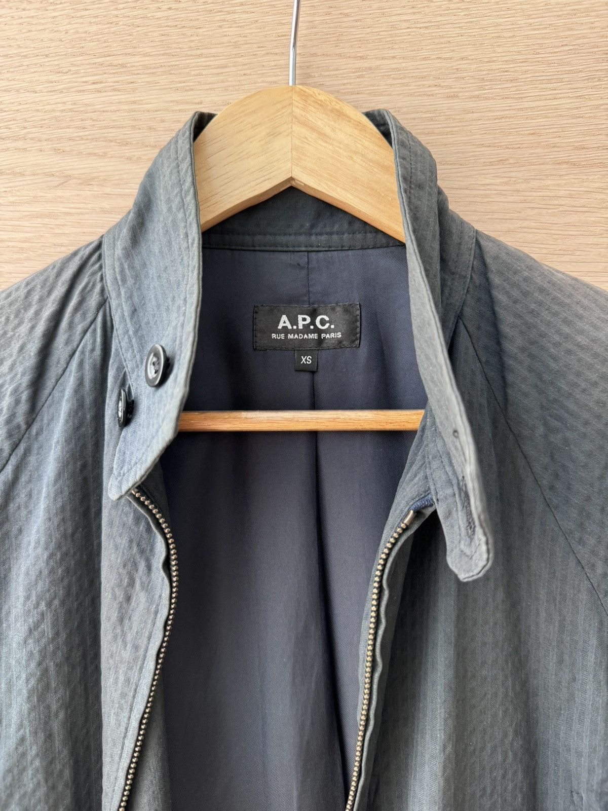 A.P.C. APC Seersucker Jacket Size US XS / EU 42 / 0 - 3 Thumbnail