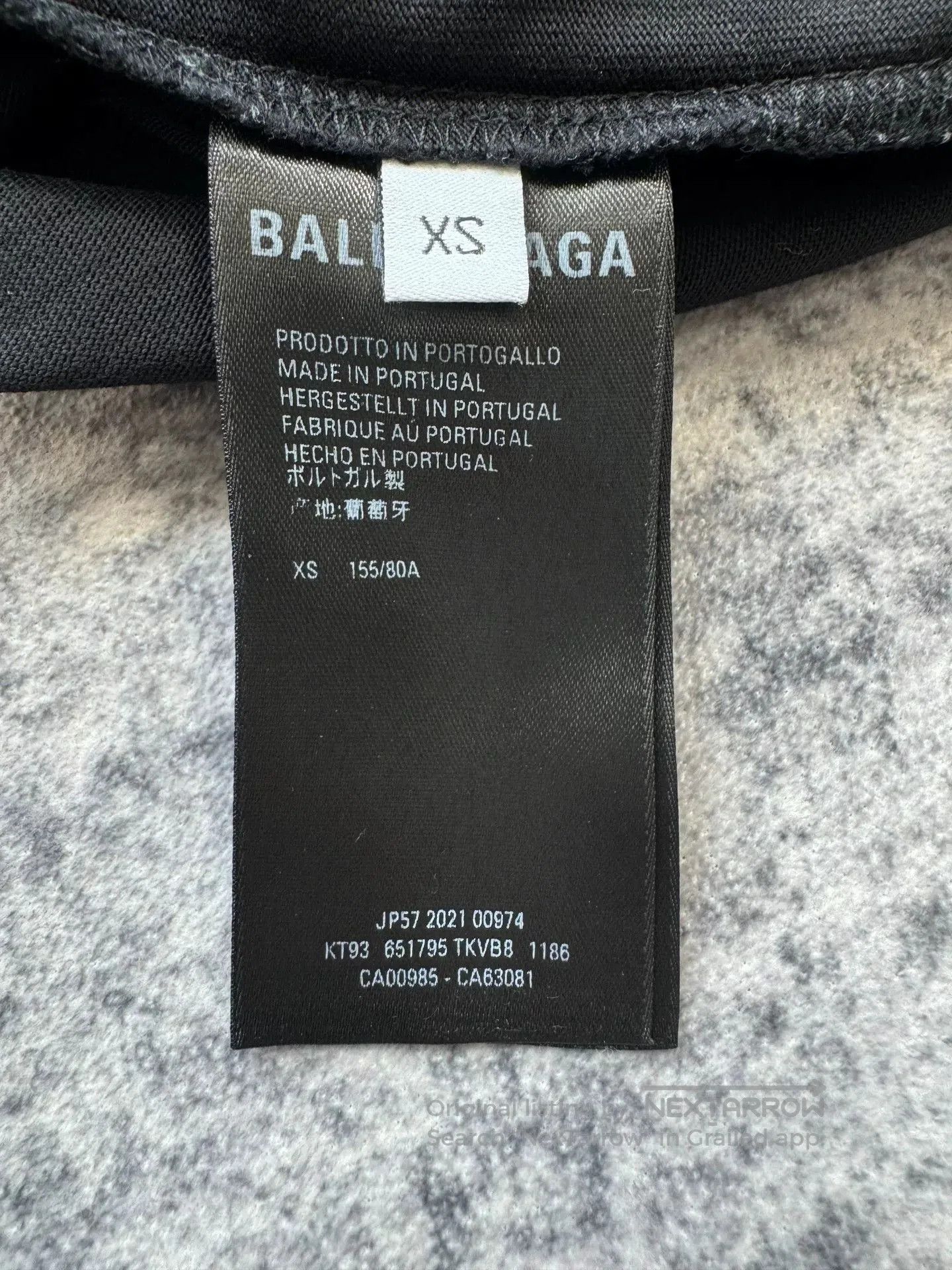 Balenciaga Balenciaga Black Distressed Short-Sleeve Tee. Size US XS / EU 42 / 0 - 5 Thumbnail