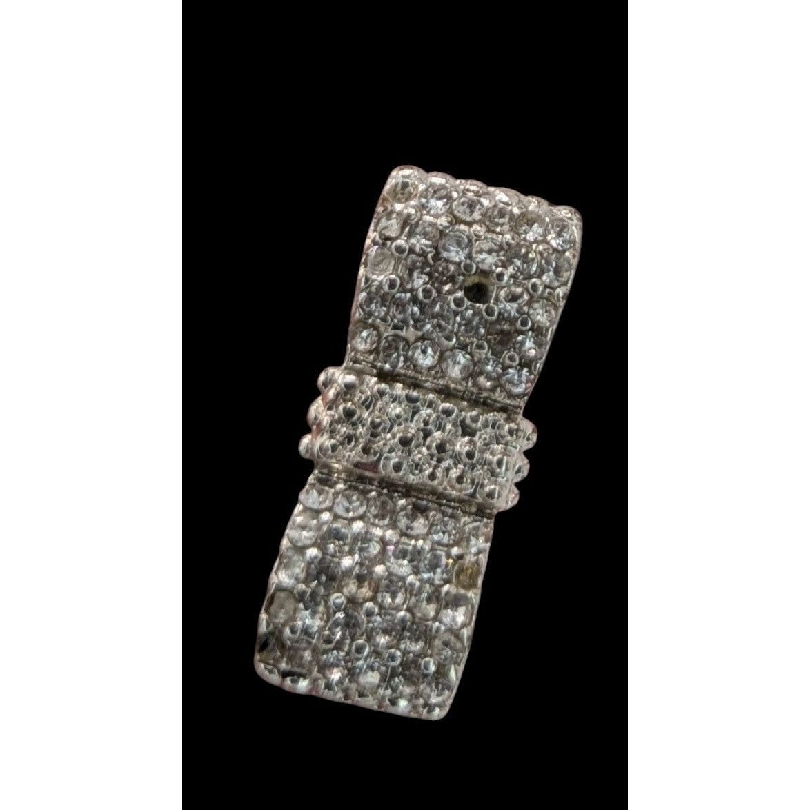 Other Coquette Glam Rhinestone Pave Bow Ring Size 7 Size ONE SIZE - 7 Thumbnail