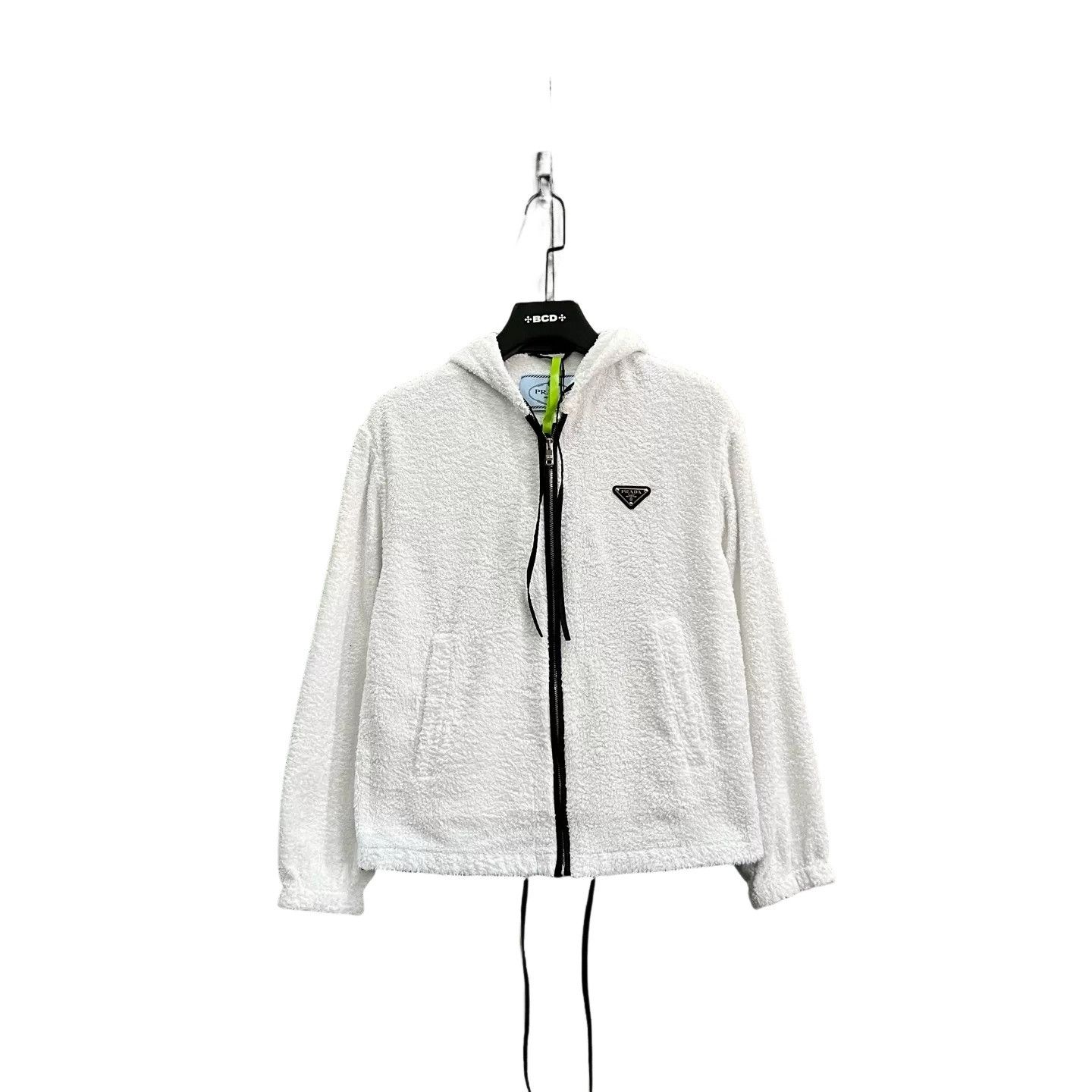 Prada Prada Logo Fleece Zip-Up Hoodie IT 38 Size XS / US 0-2 / IT 36-38 - 1 Thumbnail