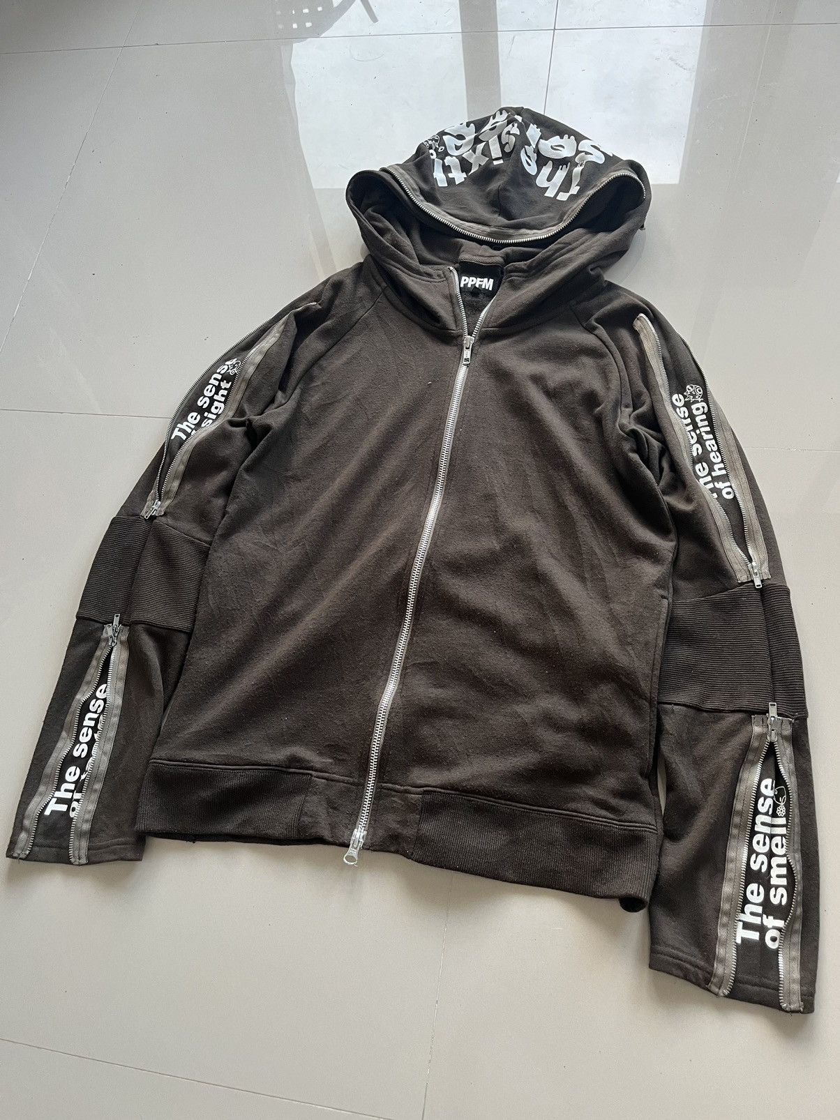 トップス PPFM Special Gimmick hoodie PPFM Special Gimmick hoodie archive PPFM Double Zip Gimmick Hoodies