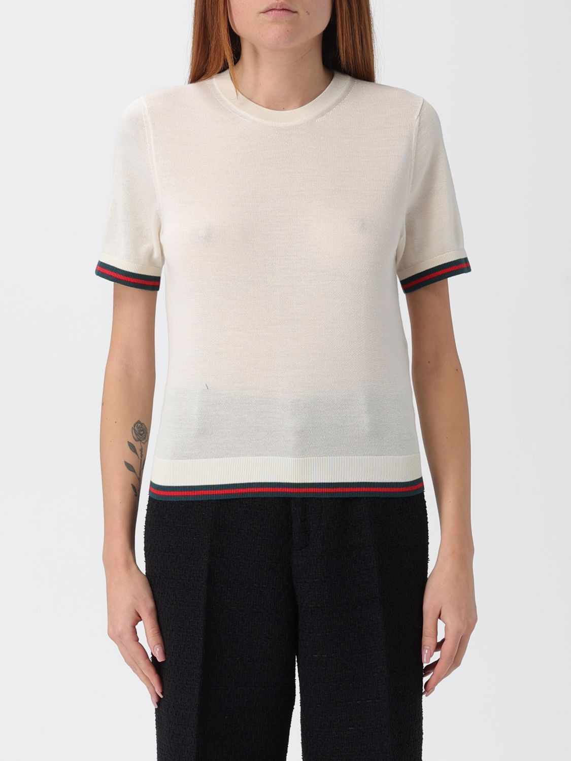 Gucci Gucci Sweater Woman White Size M / US 6-8 / IT 42-44 - 1 Thumbnail