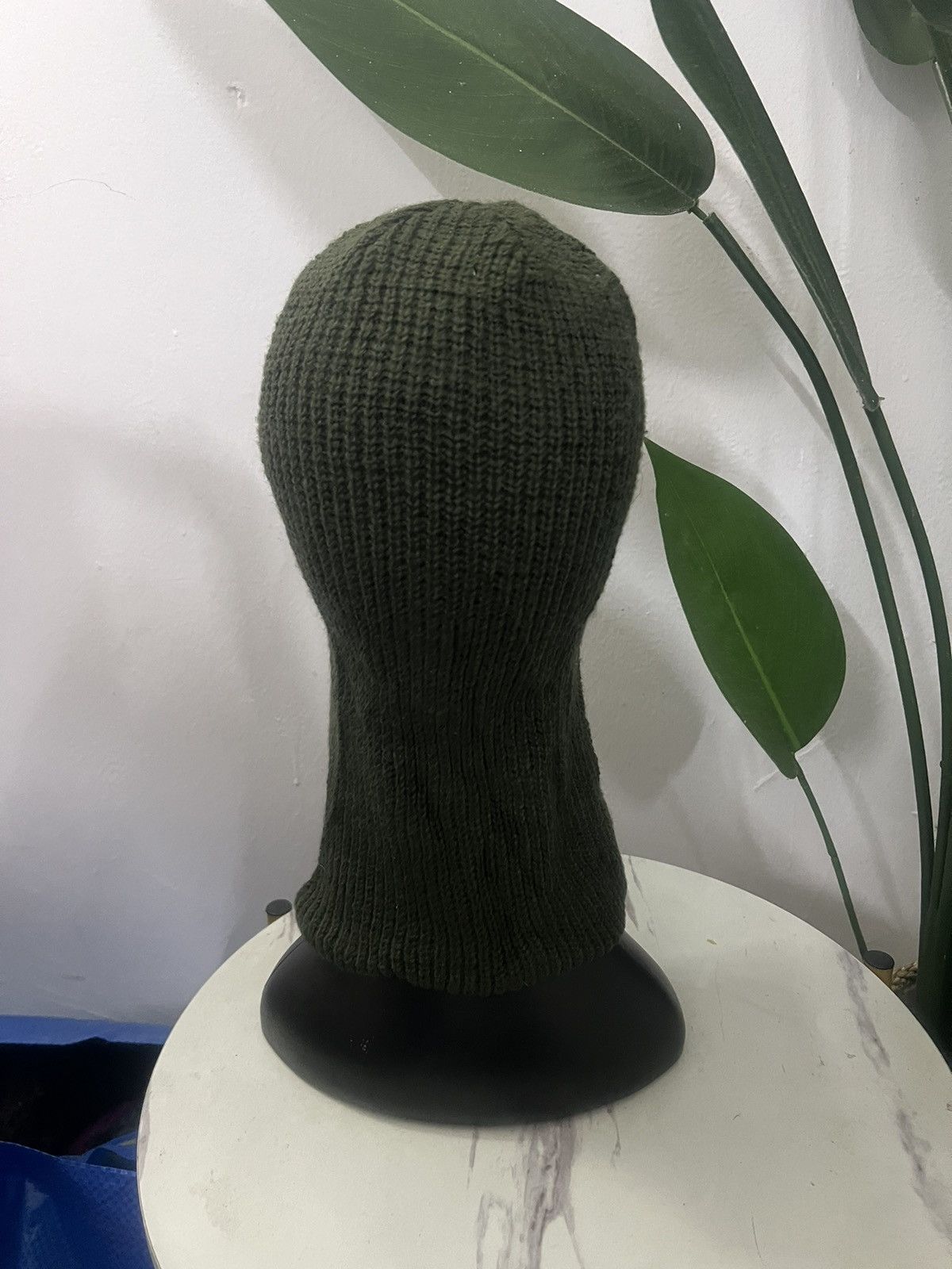 Vintage VINTAGE BALACLAVA GREEN ARMY Size ONE SIZE - 4 Thumbnail