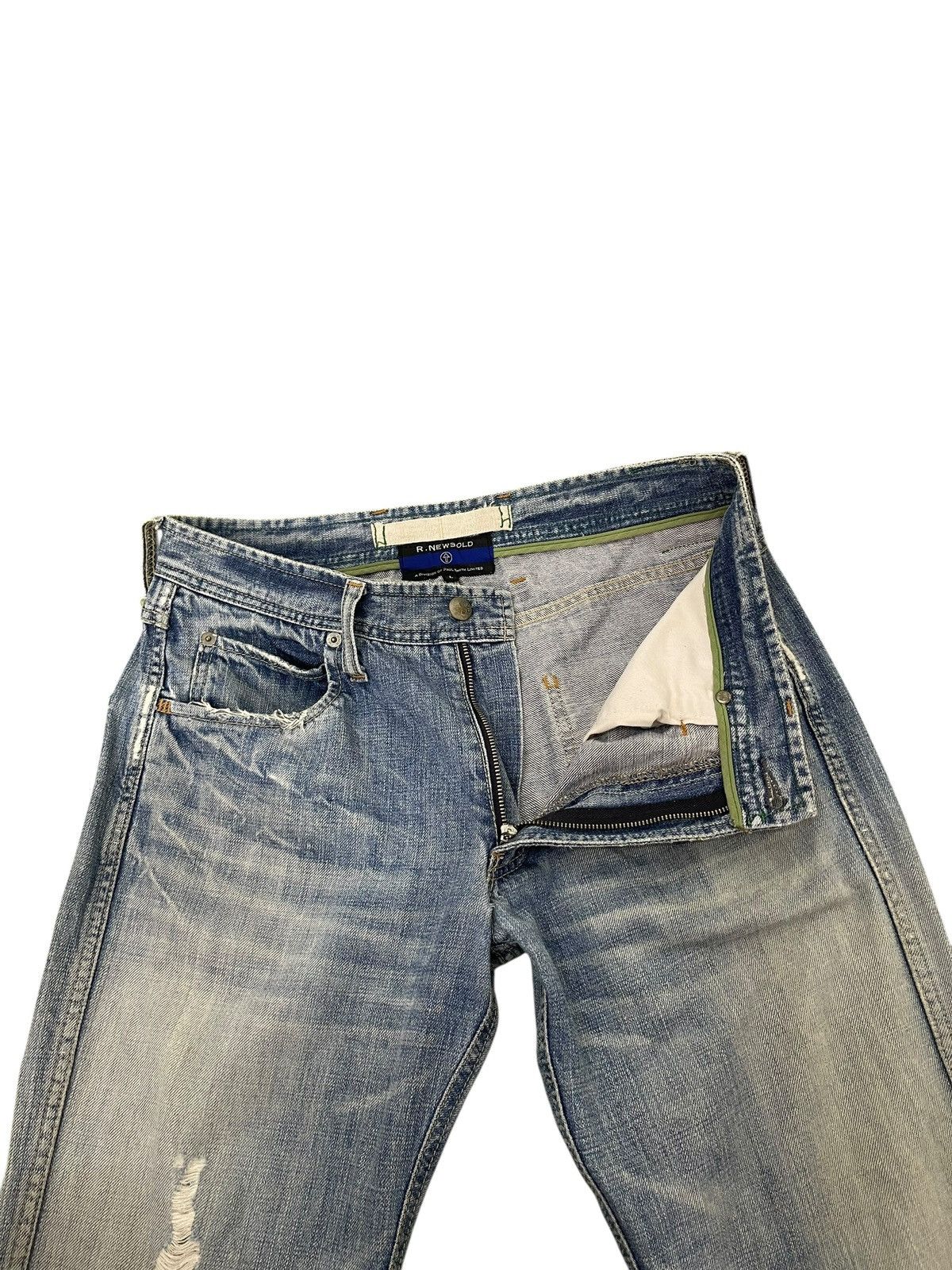 Paul Smith Flare Jeans R Newbold Paul Smith Faded Distres Boot Cut 1🟦9 Size US 32 / EU 48 - 10 Thumbnail