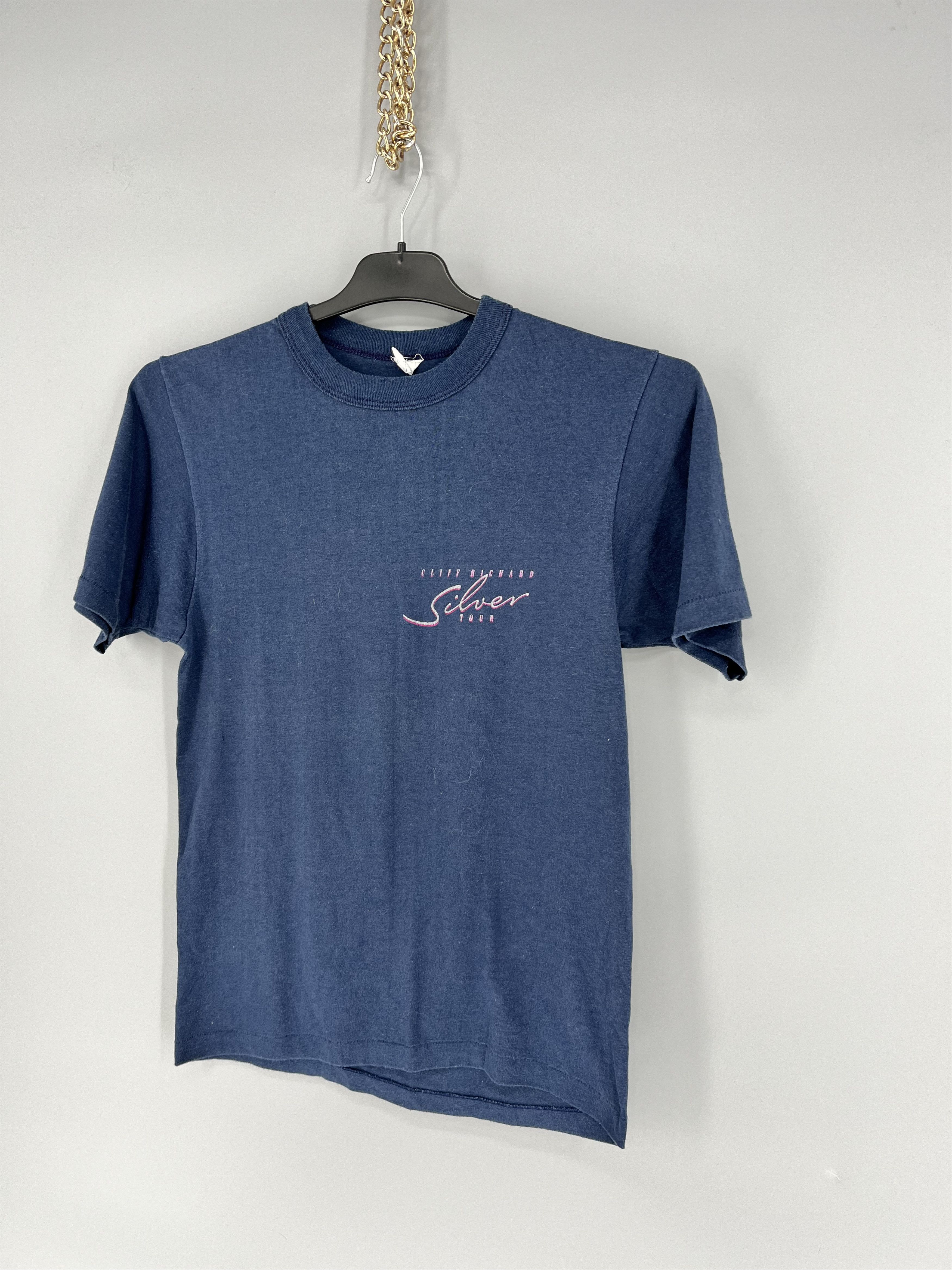 Band Tees 1988 Cliff Richard British Tour Concert Promo T-Shirt Size US XS / EU 42 / 0 - 3 Thumbnail