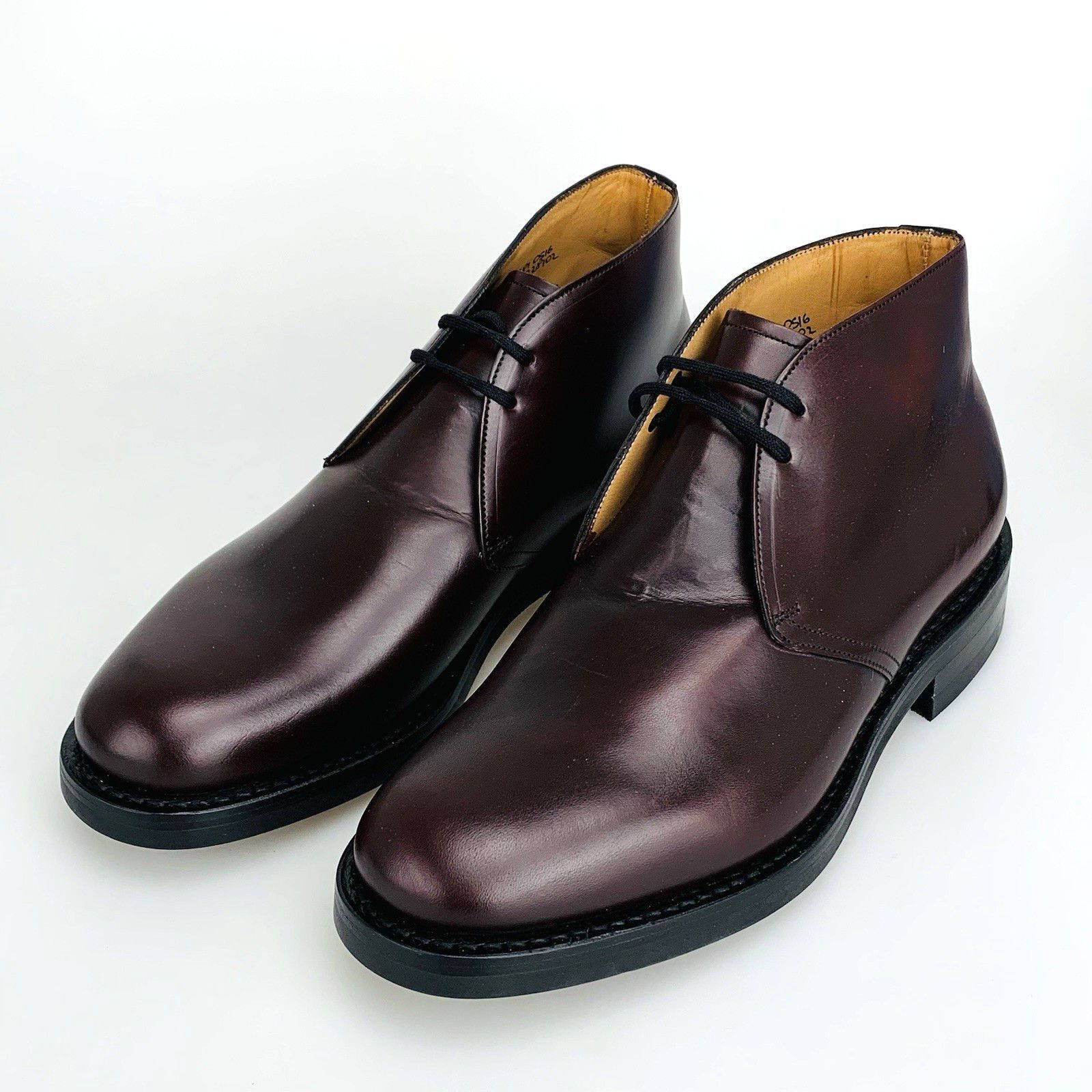 Church’s Ryder 3 Chukka Boot Leather Size 6 US Burgundy