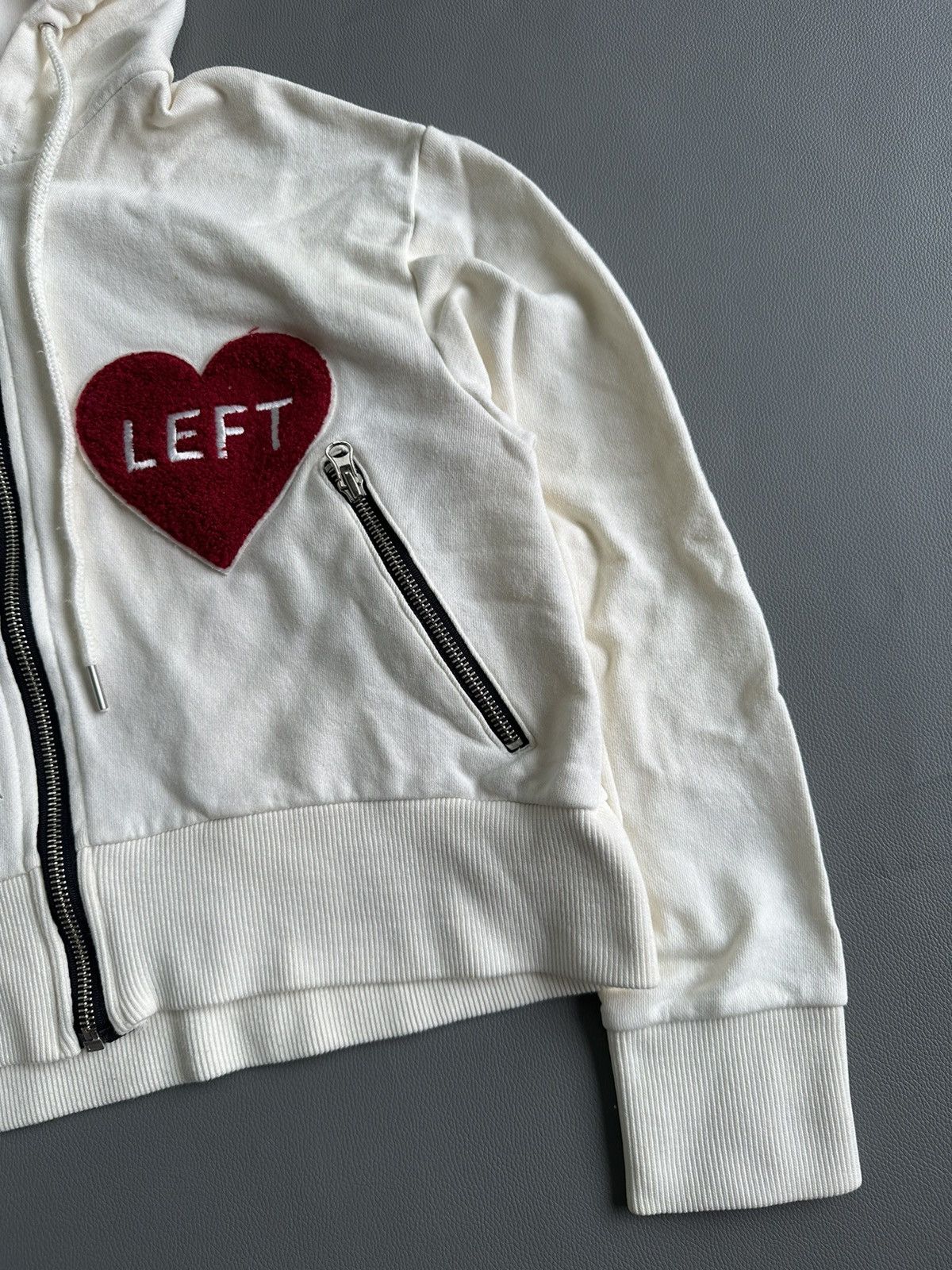 Le Grande Bleu (L.G.B.) FLIRT LOVE LEFT & RIGHT ZIP UP HOODIR IFSIX LGB STYLE Size M / US 6-8 / IT 42-44 - 4 Thumbnail