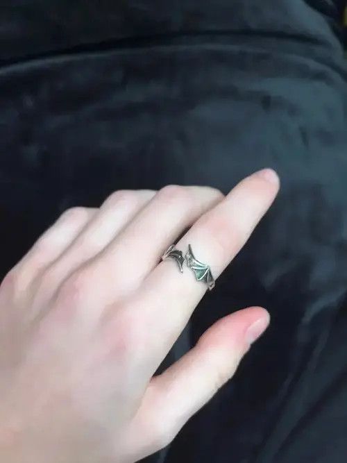 Other Adjustable Demon Wings Ring Size ONE SIZE - 2 Thumbnail