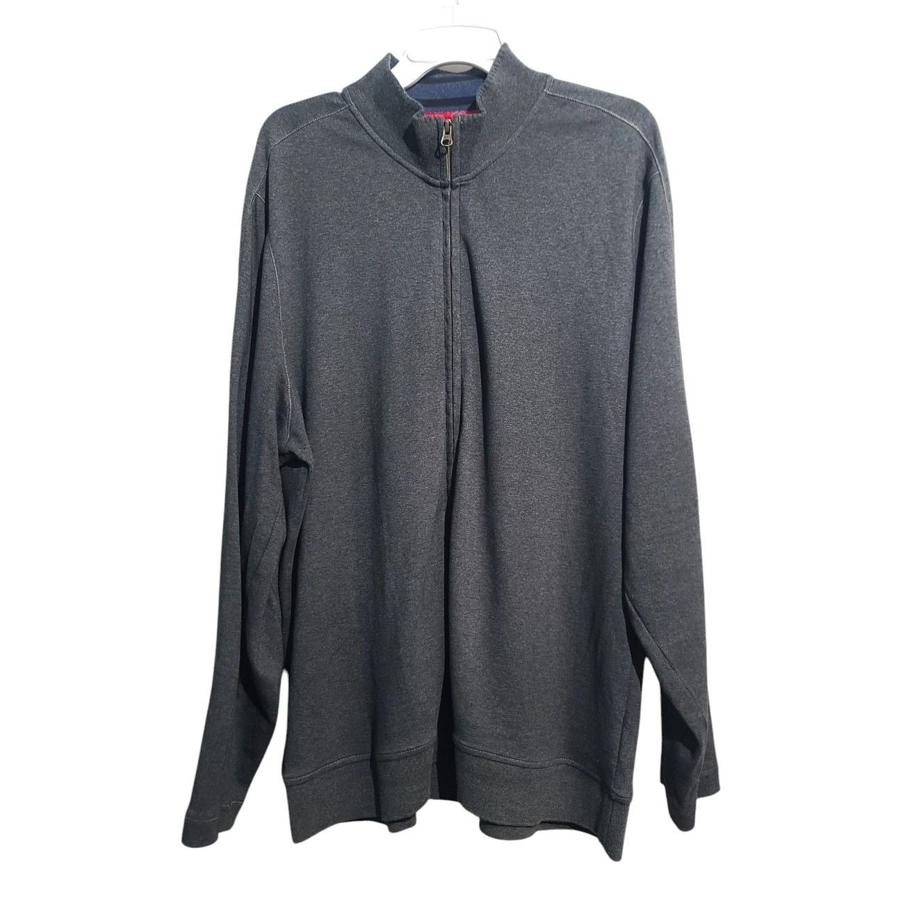Robert Graham Robert Graham Full Zip Cotton Jersey Sweater Shirt Size US XXL / EU 58 / 5 - 1 Thumbnail