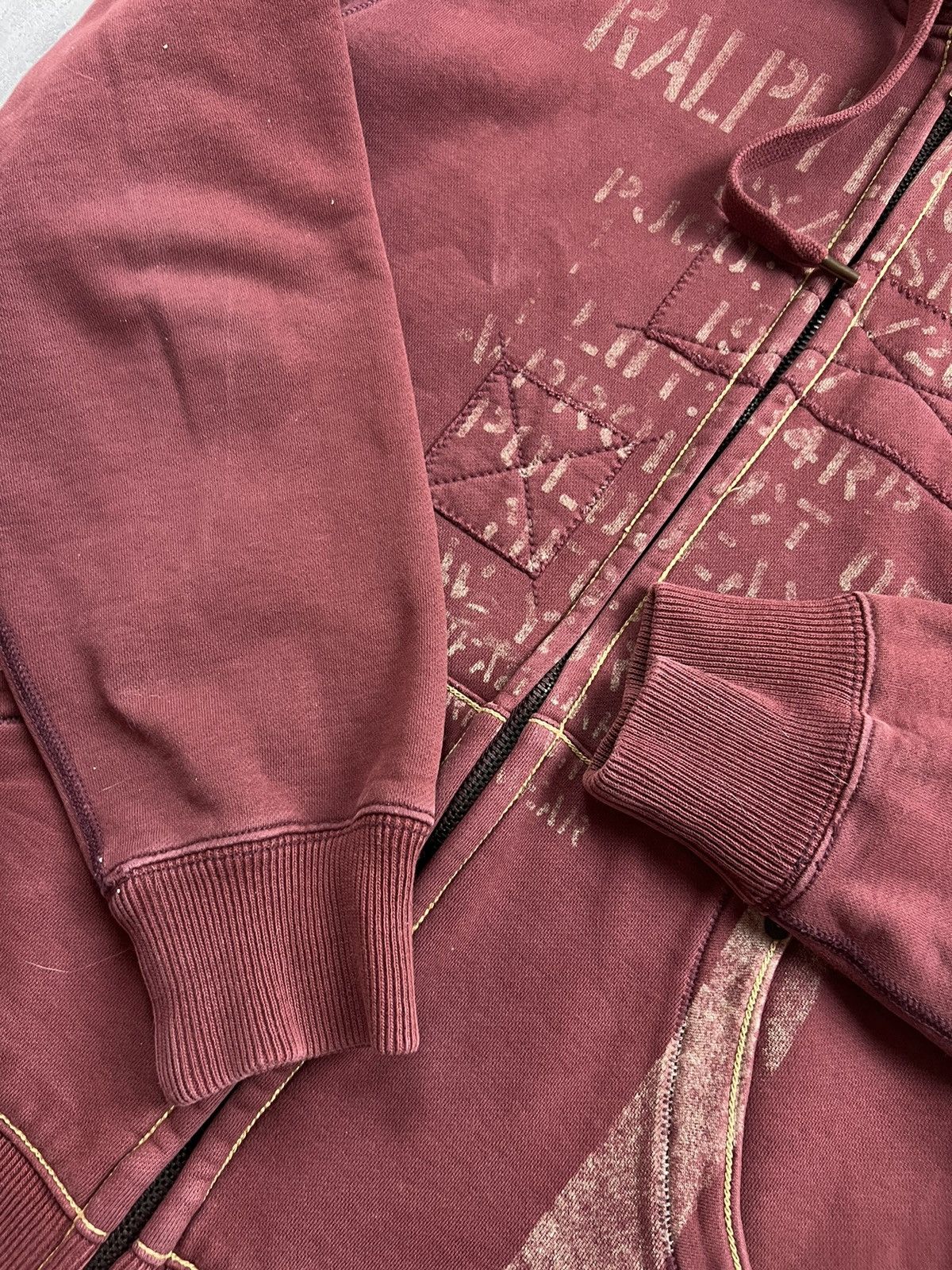 Polo Ralph Lauren 00s Ralph Lauren Vintage Y2K Oversized Retro Zip Hoodie Size US XL / EU 56 / 4 - 7 Thumbnail