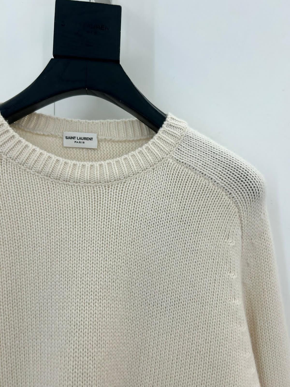 Saint Laurent Paris ROUND NECK SWEATER WITH LONG RAGLAN SLEEVES Size US XXL / EU 58 / 5 - 2 Thumbnail