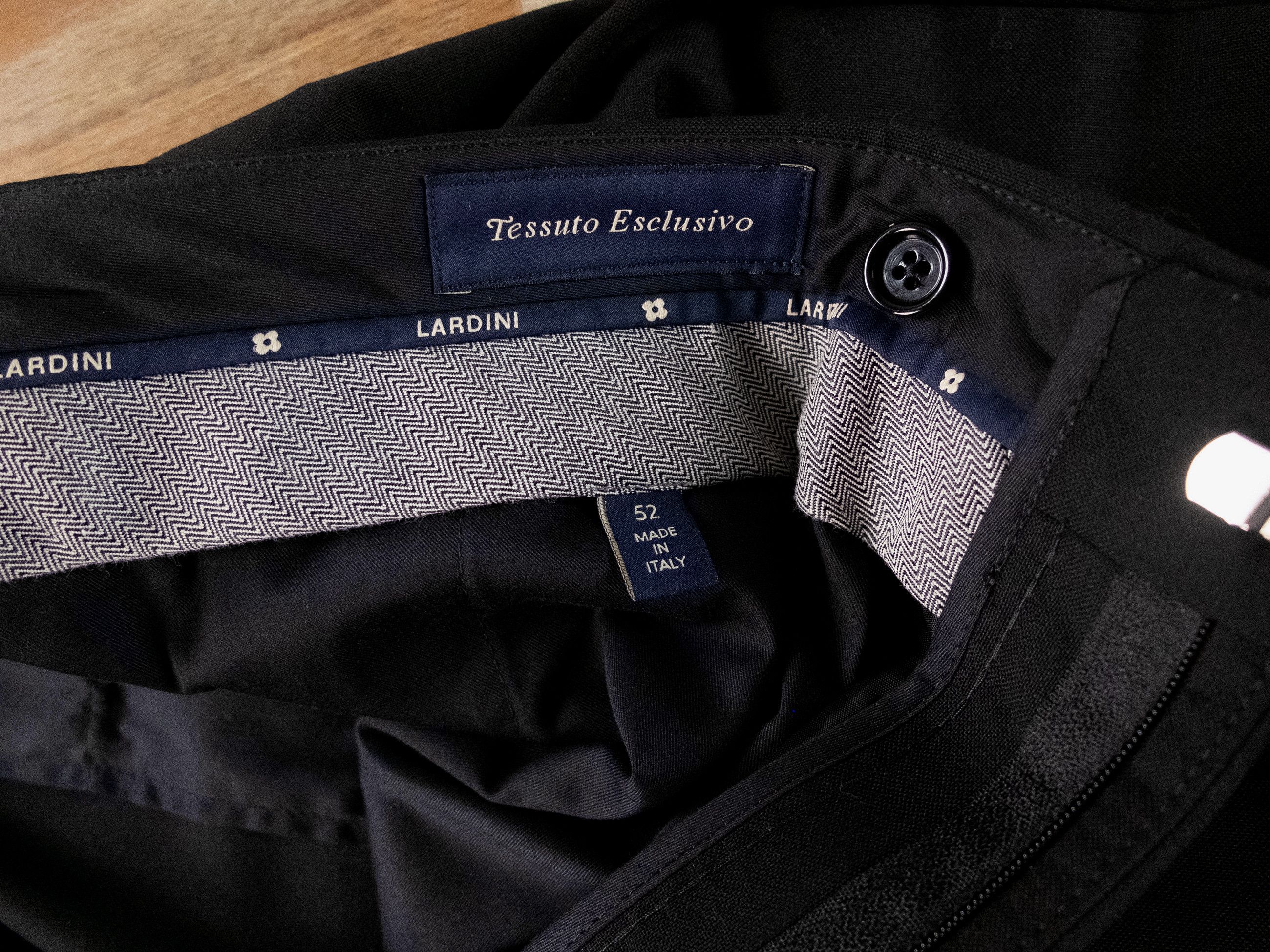 Lardini LARDINI black regular fit wool dress pants trousers 36 52 Size US 36 / EU 52 - 6 Thumbnail