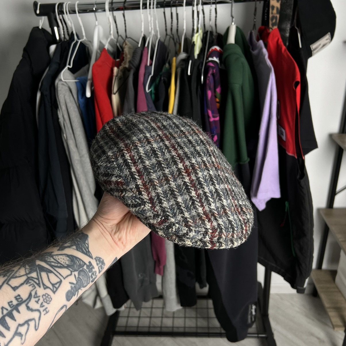 Harris Tweed Harris Tweed Wool Flat Cap Newsboy Cap Size ONE SIZE - 1 Thumbnail