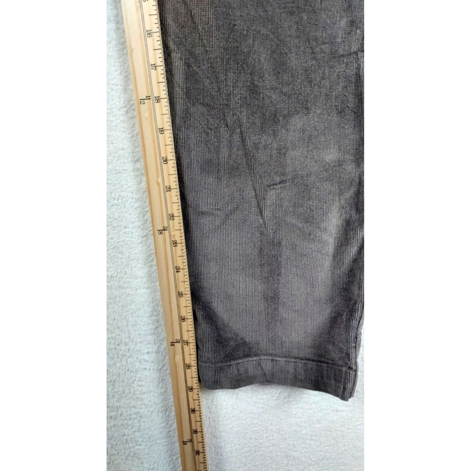 Jos. A. Bank VINTAGE? No. Jos. A. Bank Reserve Mens Gray Corduroy Dress Pants 40x30 Comfort Fit Casual Size US 40 / EU 56 - 3 Thumbnail