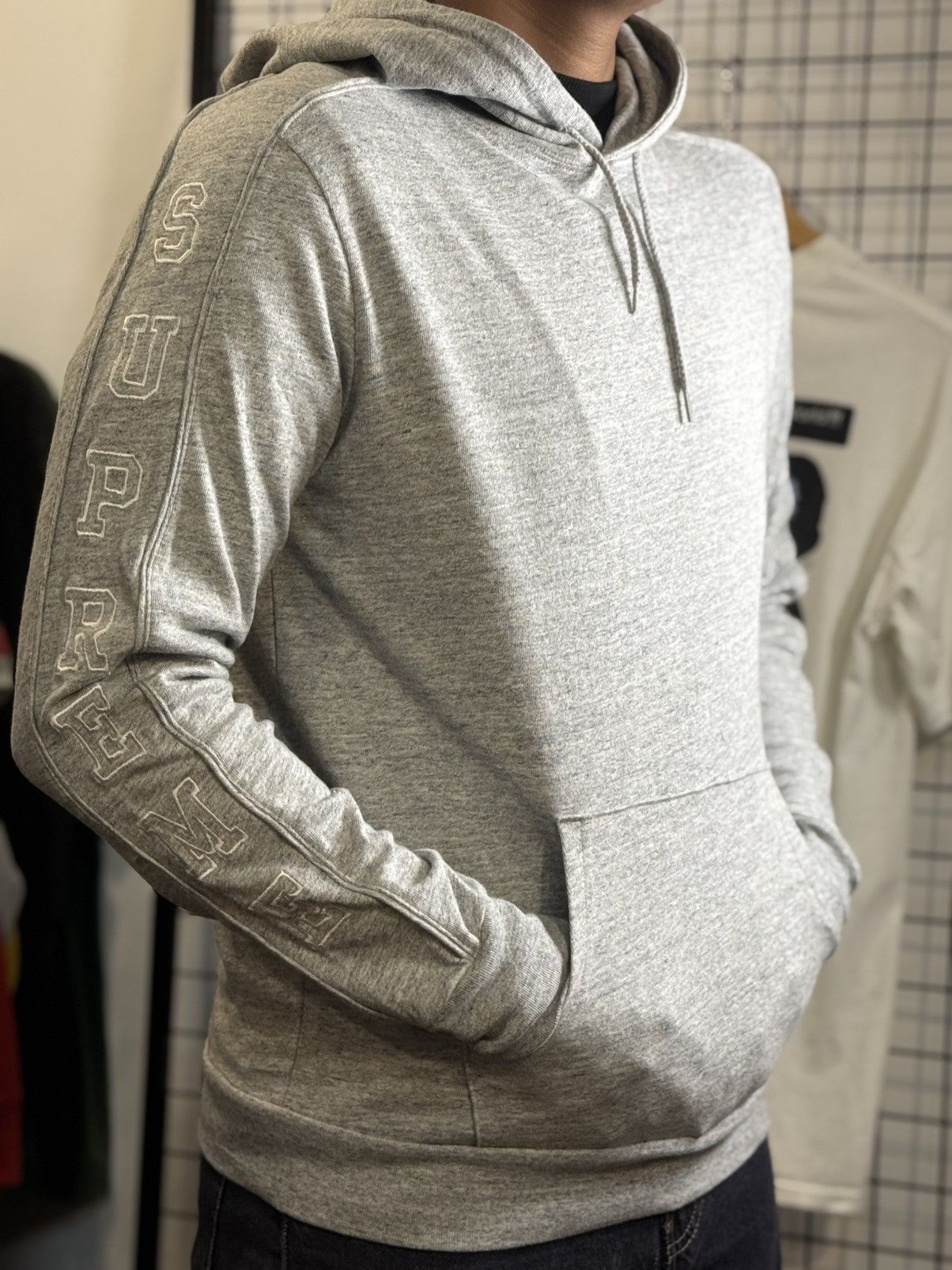 Supreme heather grey Supreme hoodie Size US S / EU 44-46 / 1 - 1 Thumbnail