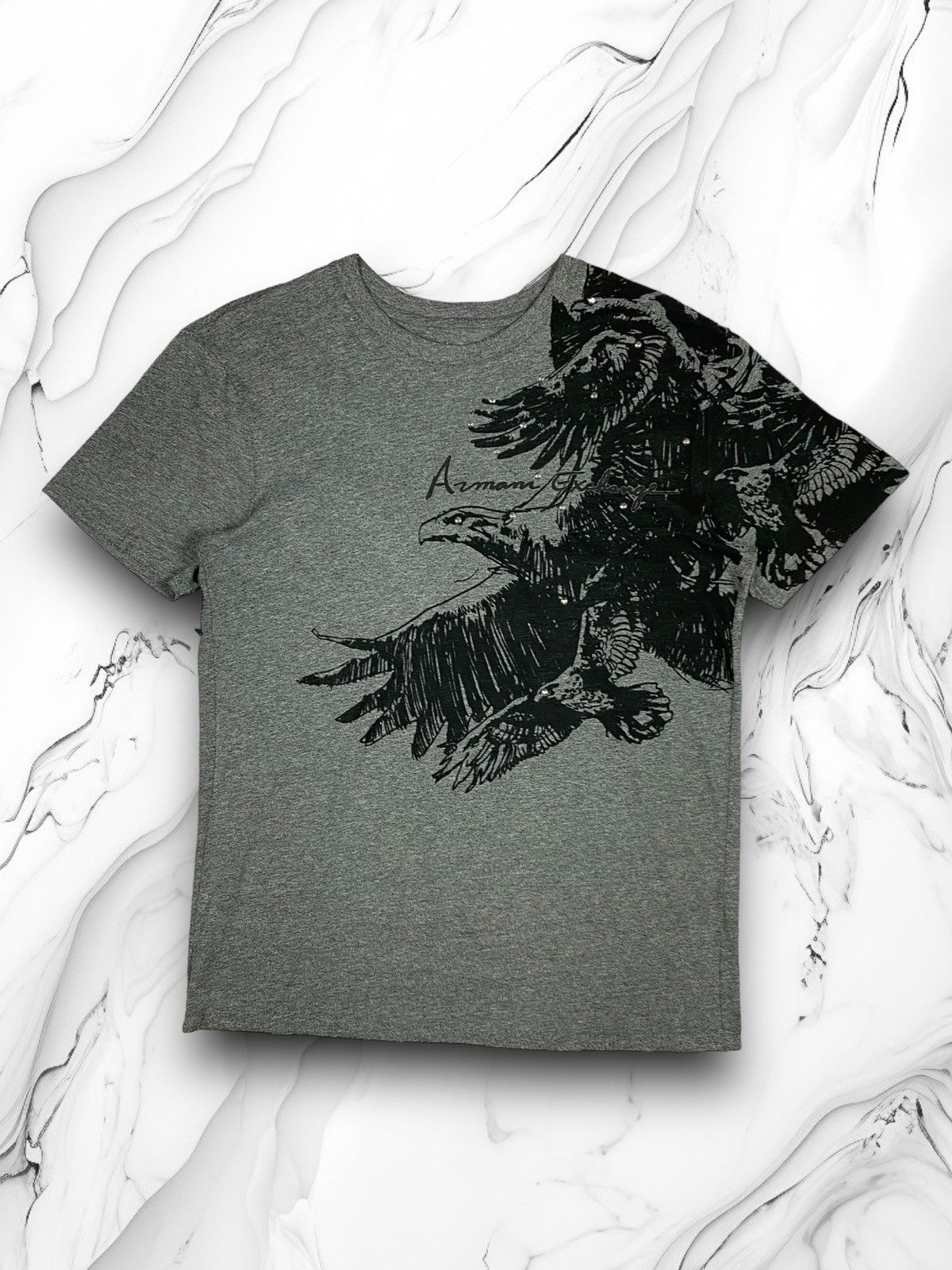 Armani Exchange × Emporio Armani Armani Exchange Designed y2k Tee T Shirt Size US M / EU 48-50 / 2 - 1 Thumbnail