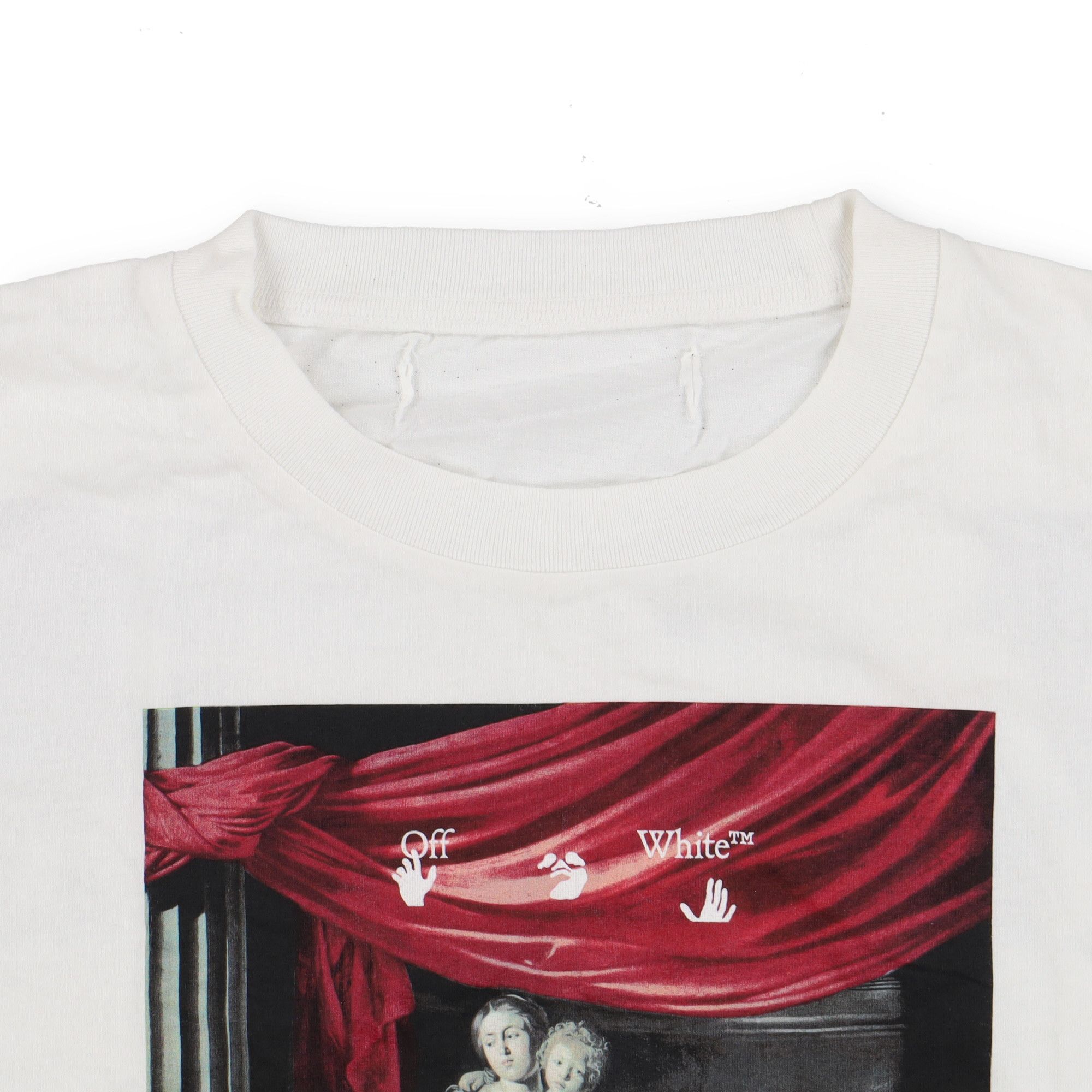 Off-White White Caravaggio Arrows Oversized T-Shirt Size US S / EU 44-46 / 1 - 5 Thumbnail