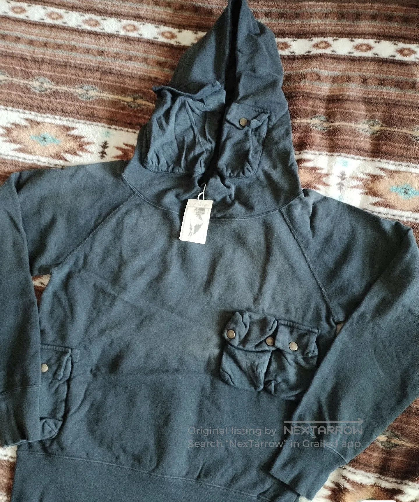Kapital kapital Cannonball multi-pocket hoodie. Size US L / EU 52-54 / 3 - 9 Thumbnail