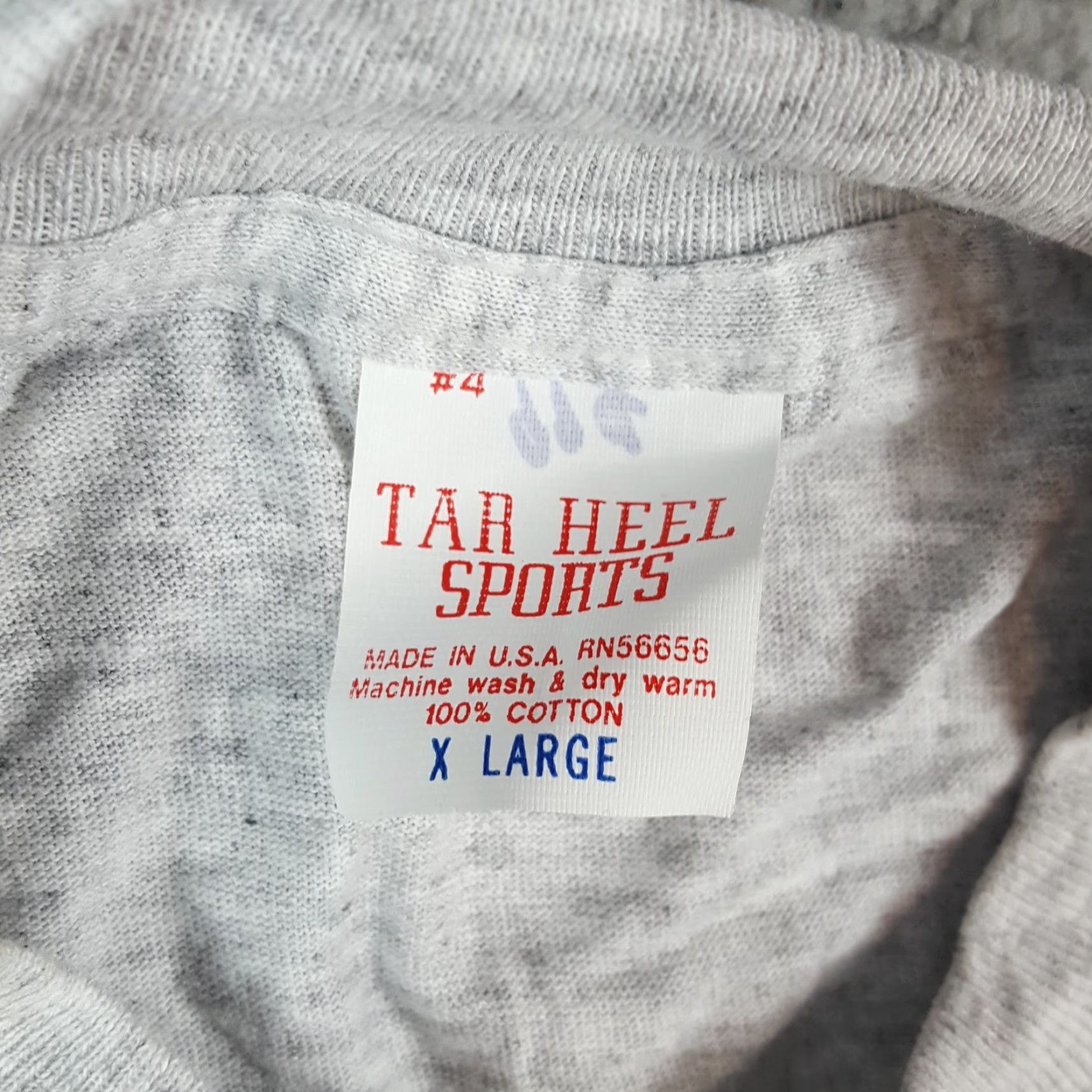 Vintage VINTAGE 90s Tar Heel Sports T-Shirt Men XL Gray Cotton Band Music Tour Retro Y2K Size US XL / EU 56 / 4 - 6 Thumbnail