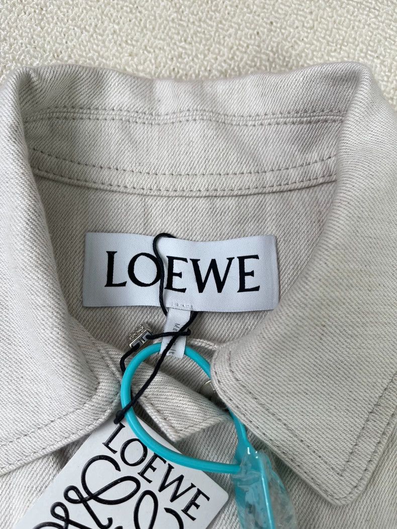 Loewe LOEWE SS24 Floral Placket Single-Row Zipper Casual Jacket Size 4XL / US 24-26 - 3 Thumbnail