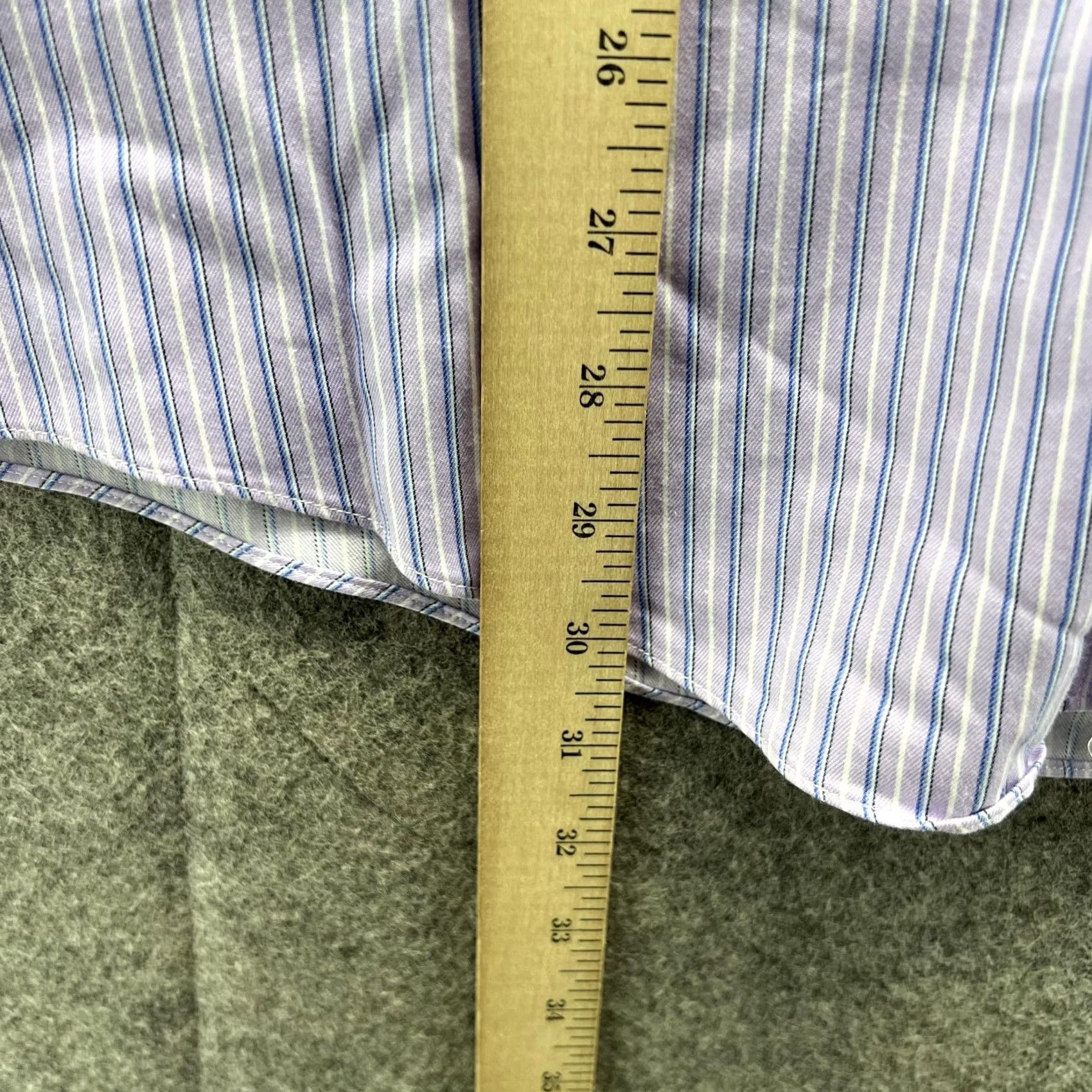 Brooks Brothers Brooks Brothers Shirt Men 15.5 33 Adult Purple Striped Button-Down Regent Button-Up Long Sleeve N/A Size US L / EU 52-54 / 3 - 5 Thumbnail