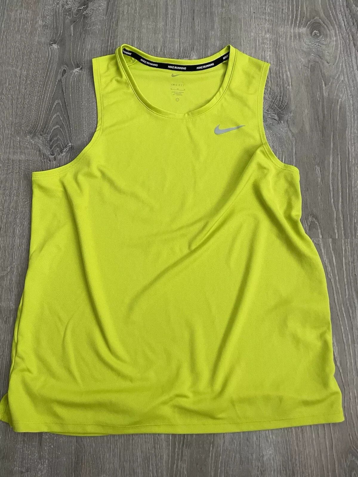 Nike Dri FIT Miler Tank Top DV9321 308 Cactus Neon Lime Singlet Grailed