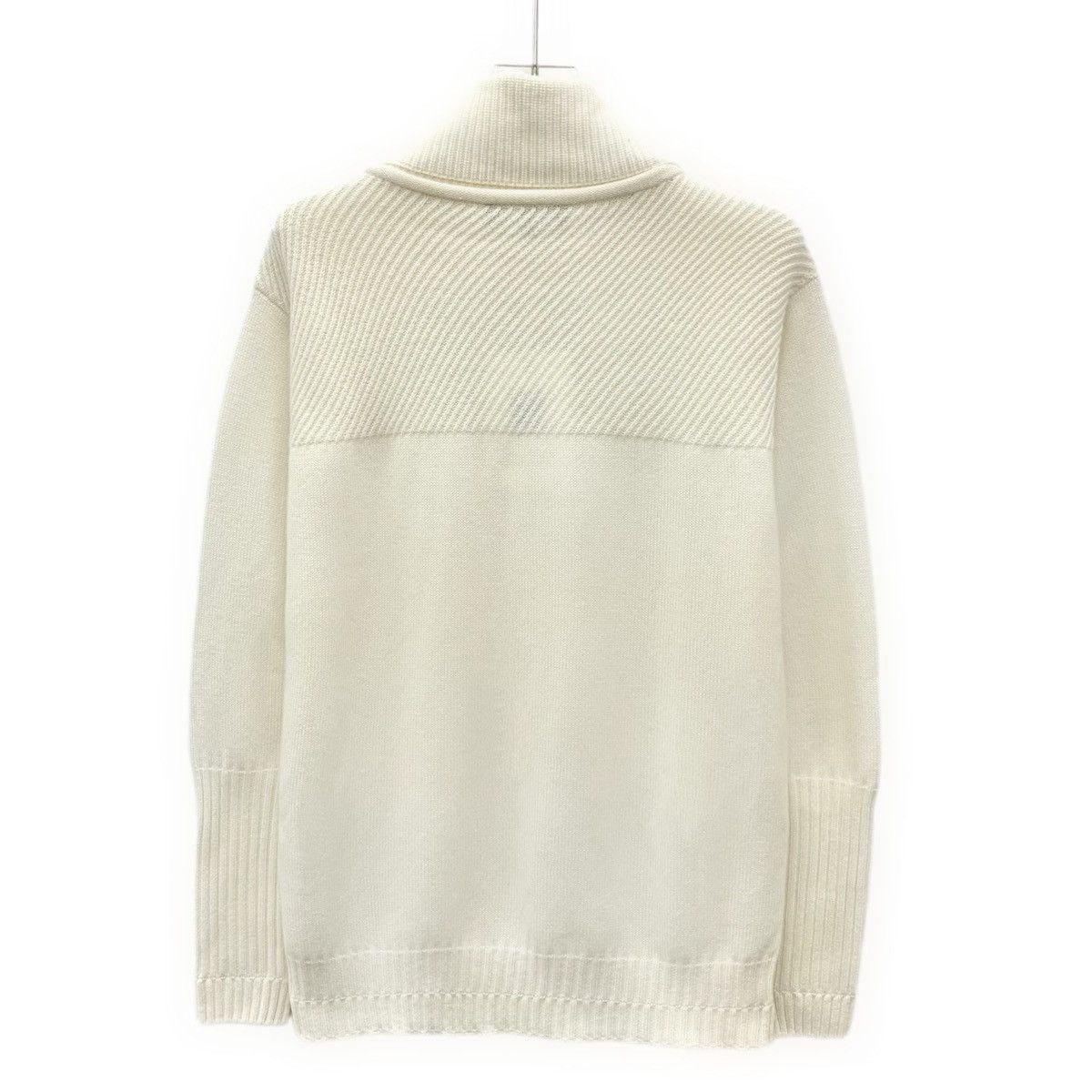 Loro Piana Loro Piana Beige Cashmere Long Sleeve Knit Sweater K26WX Size M / US 6-8 / IT 42-44 - 2 Thumbnail