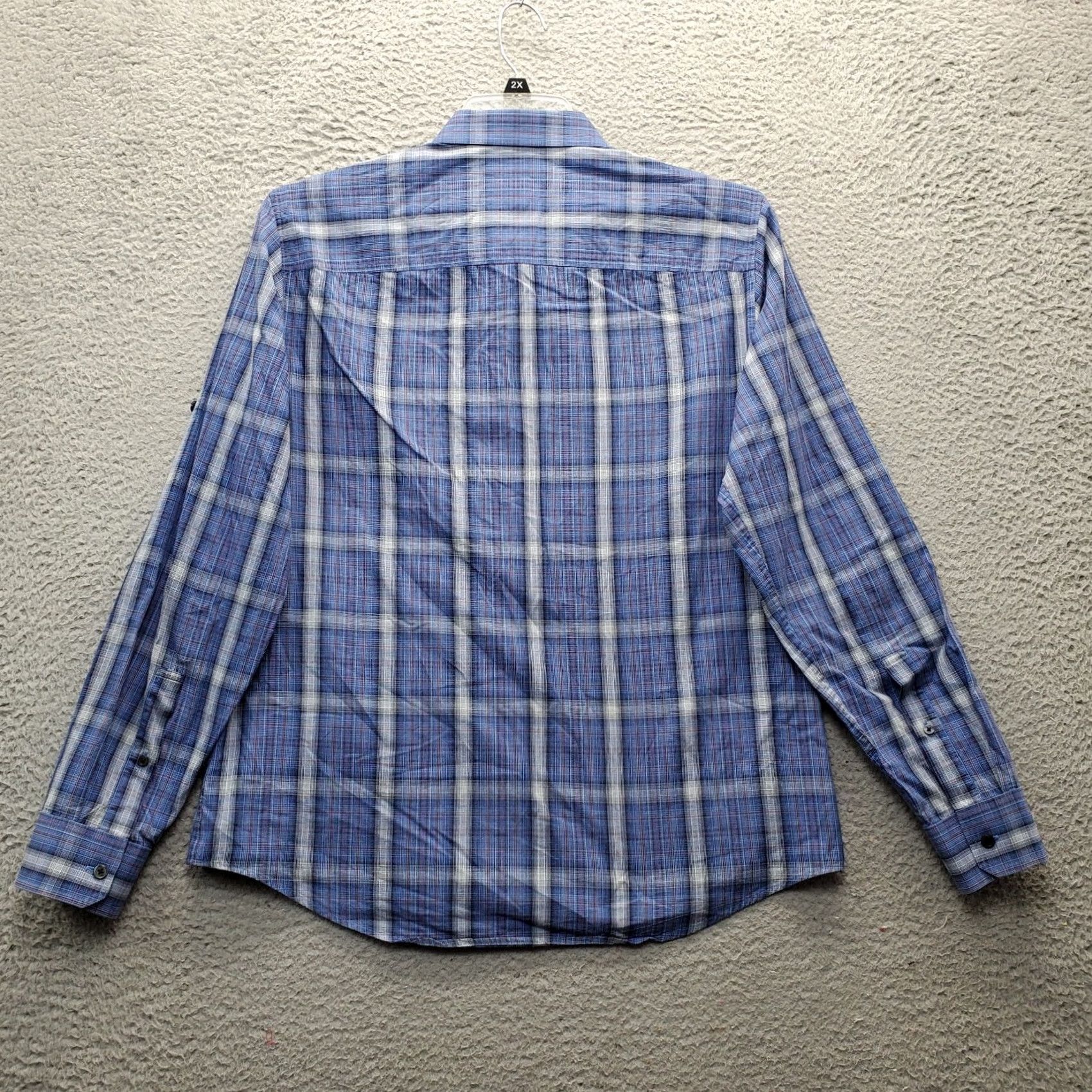Michael Kors Michael Kors Shirt Men M Multi Plaid Chest Pockets Long Sleeve Button Down Size US M / EU 48-50 / 2 - 2 Thumbnail