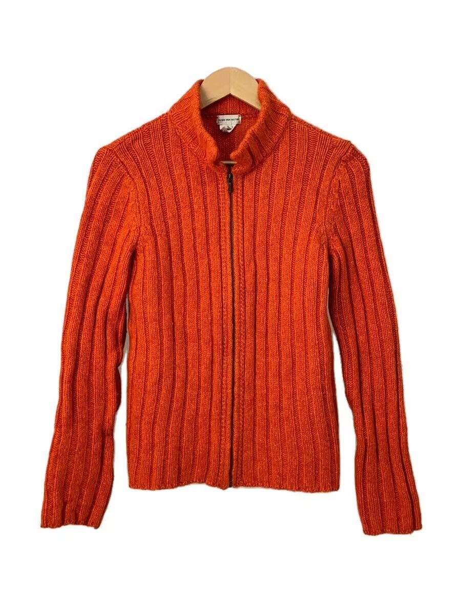 Dries Van Noten Ribbed Full Zip Wool Knit Sweater Size L / US 10 / IT 46 - 1 Thumbnail