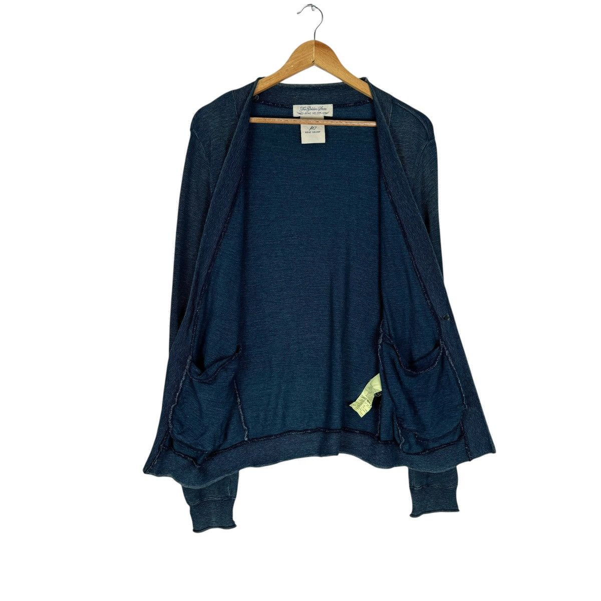 Remi Relief ☀️REMI RELIEF JAPAN INDIGO CARDIGAN SWEATER Size US S / EU 44-46 / 1 - 8 Thumbnail