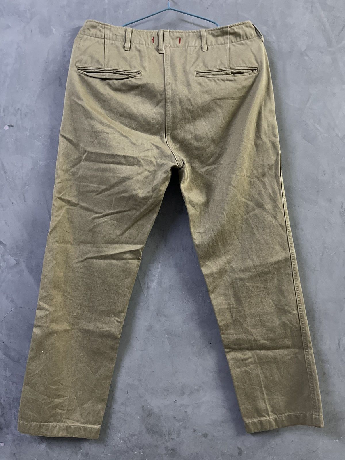 Japanese Brand ZABOU Japan Brand - Repro Vintage Khaki Chino Pants Size US 28 / EU 44 - 2 Thumbnail