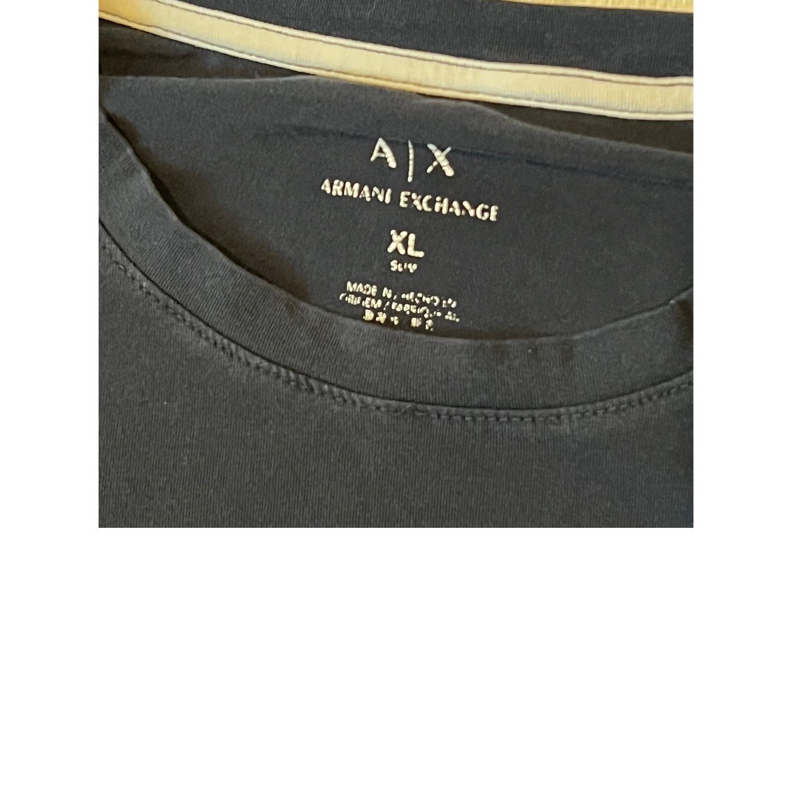 Armani Exchange Armani Exchange Black T-shirt Mens XL Size US XL / EU 56 / 4 - 3 Thumbnail