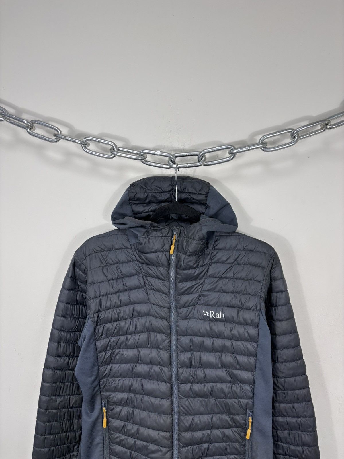 Rab Rab Cirrus Flex Hoody Puffer Jacket Men’s Grey Lightweight Size US S / EU 44-46 / 1 - 4 Thumbnail