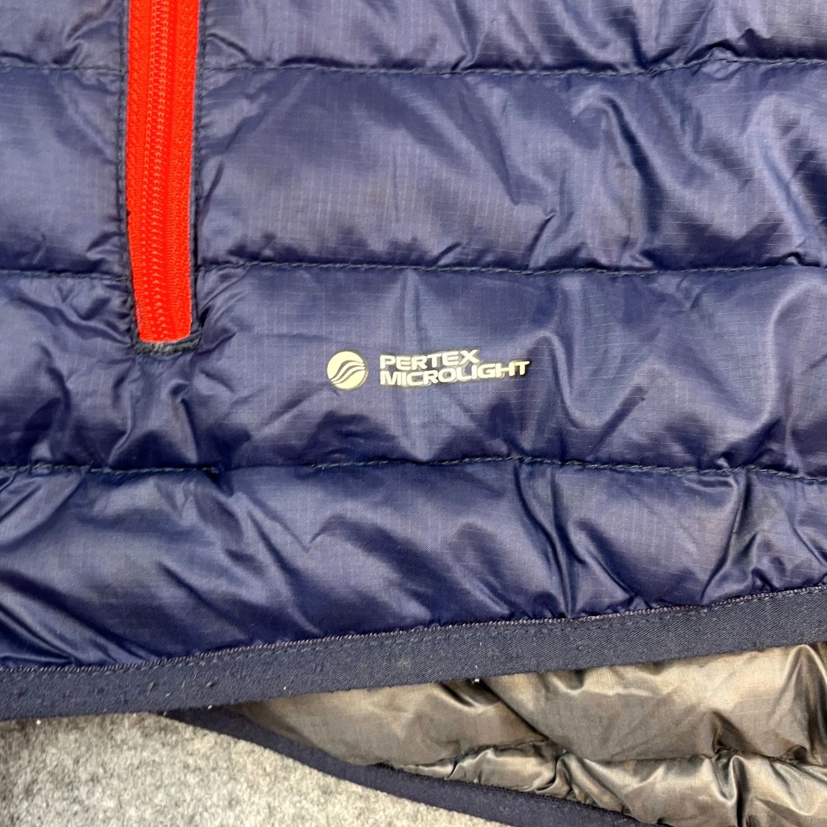 Rab RAB Mens Jacket Coat Puffer Large Blue Down Microlight Alpine Pertex Hooded Jacket Coat Size US L / EU 52-54 / 3 - 7 Thumbnail