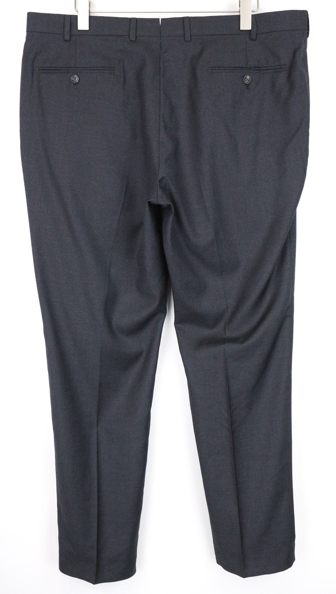 Suitsupply UK44S Grey Melange Wool Slim Trousers 73964 Size 44S - 2 Thumbnail