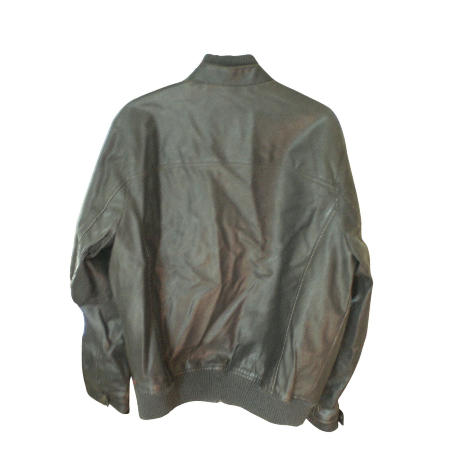 Levi's Men's Pleather Levi's Bomber Jacket Sz Medium Size US M / EU 48-50 / 2 - 12 Thumbnail