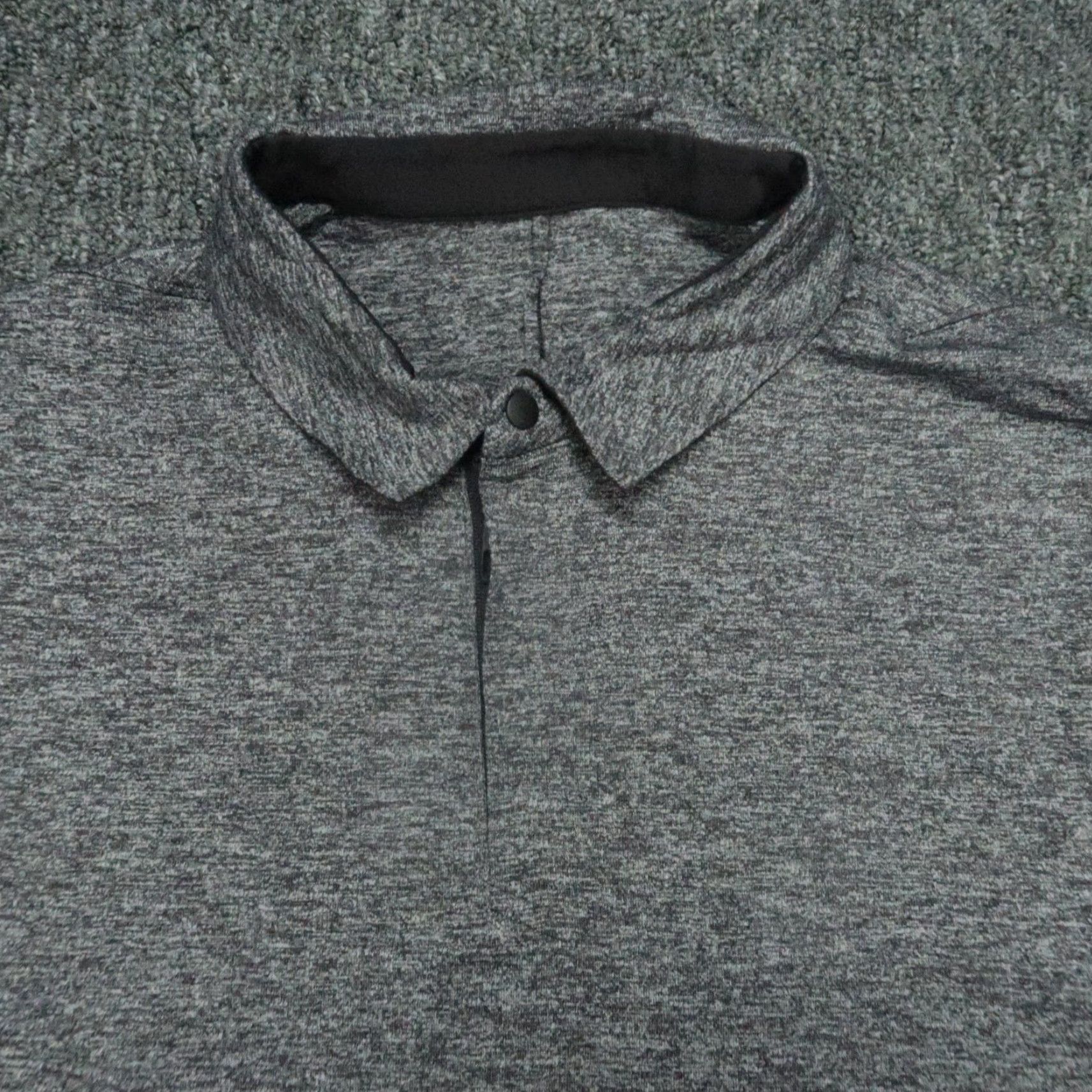 Lululemon VINTAGE Lululemon Polo Shirt Mens Small Golf Performance Slim Short Sleeve Gray 1/4 Zip Size US S / EU 44-46 / 1 - 2 Thumbnail