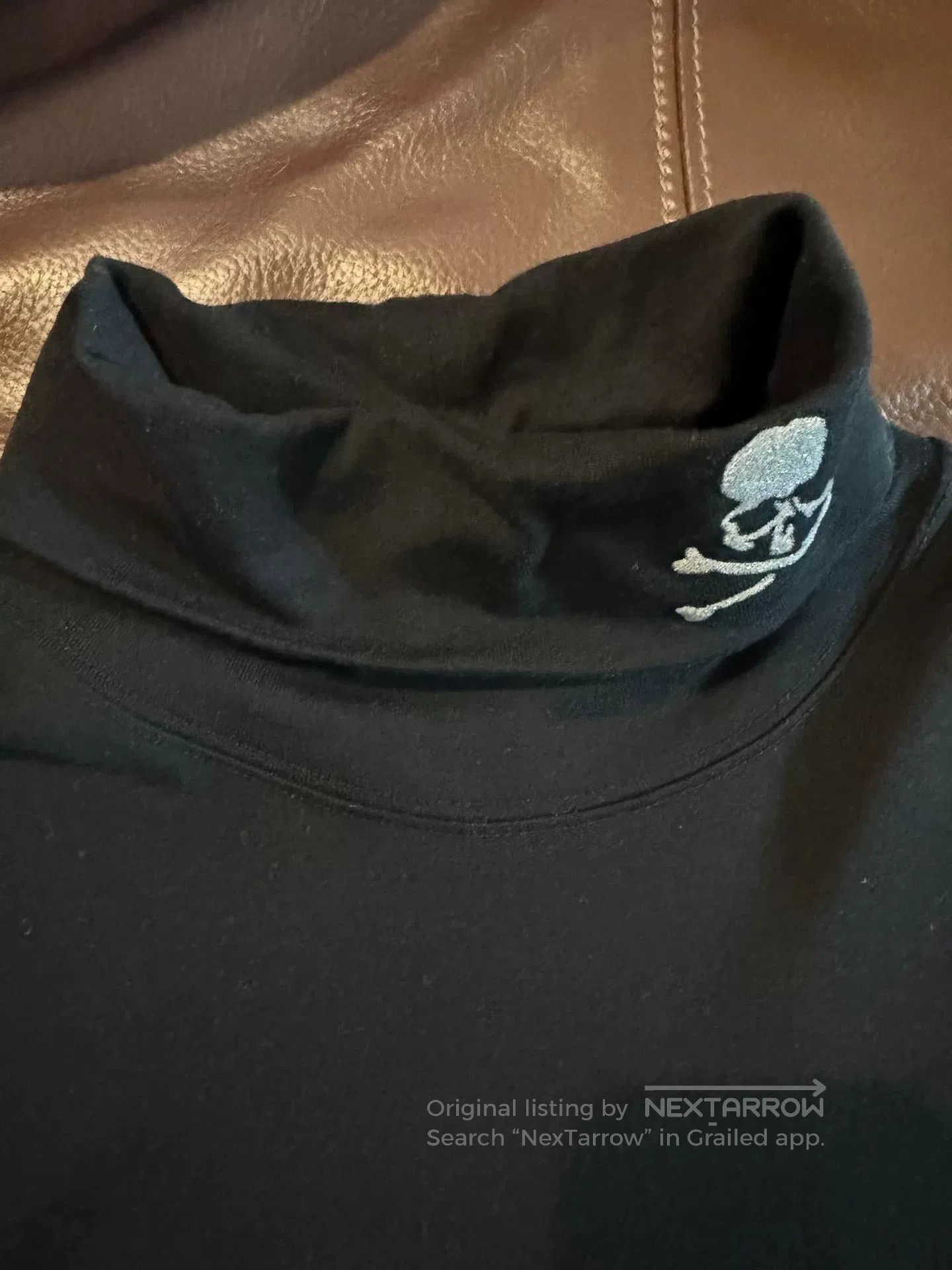 Mastermind Japan black high-neck long sleeve t-shirt. Size US S / EU 44-46 / 1 - 5 Thumbnail