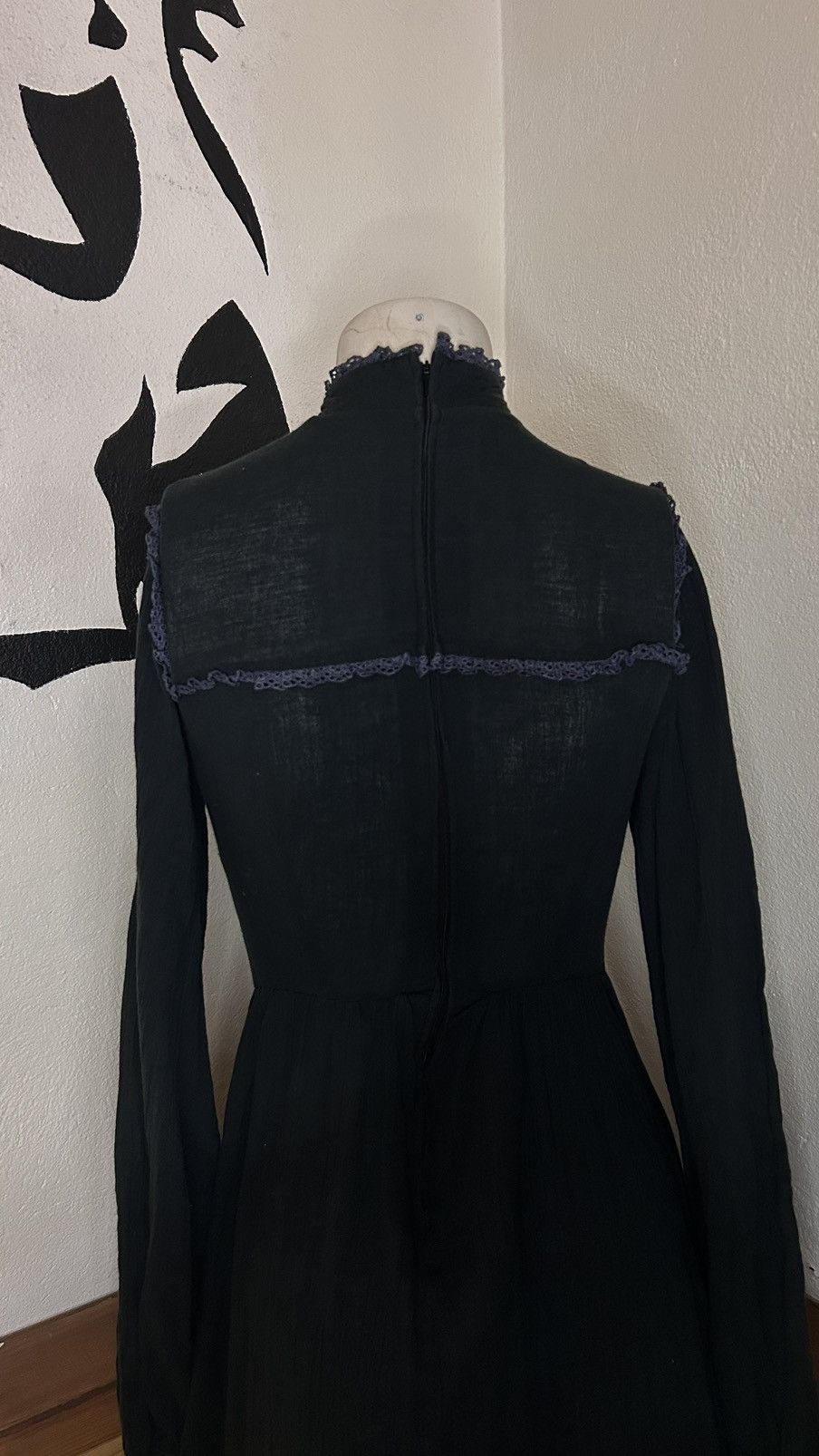 Other Gothic Maiden Antique Gown Dark Grey Size S / US 4 / IT 40 - 8 Thumbnail