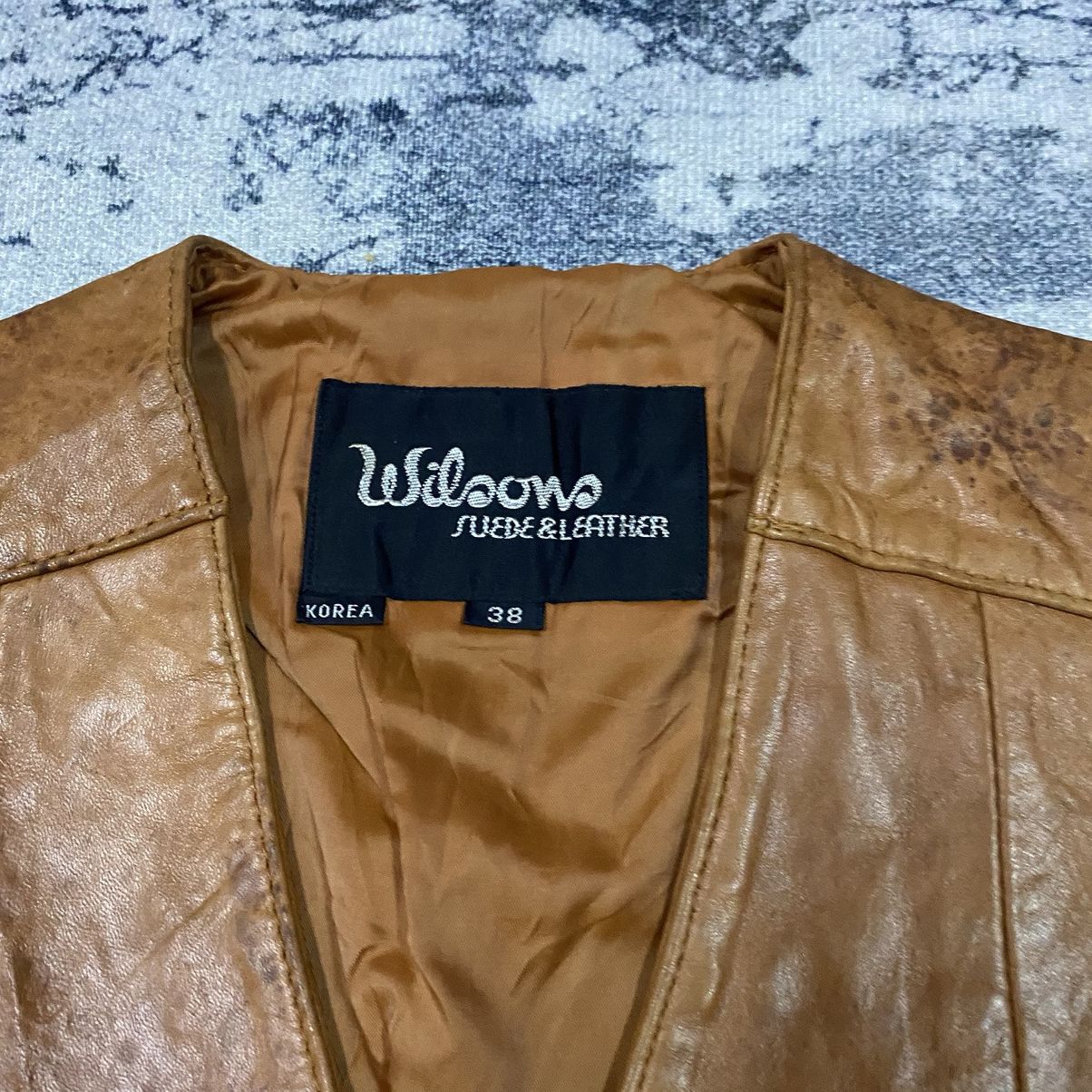 Genuine Leather × Leather × Wilsons Leather Vintage Wilson Suede & Leather Vest Size 38 Size US S / EU 44-46 / 1 - 3 Thumbnail