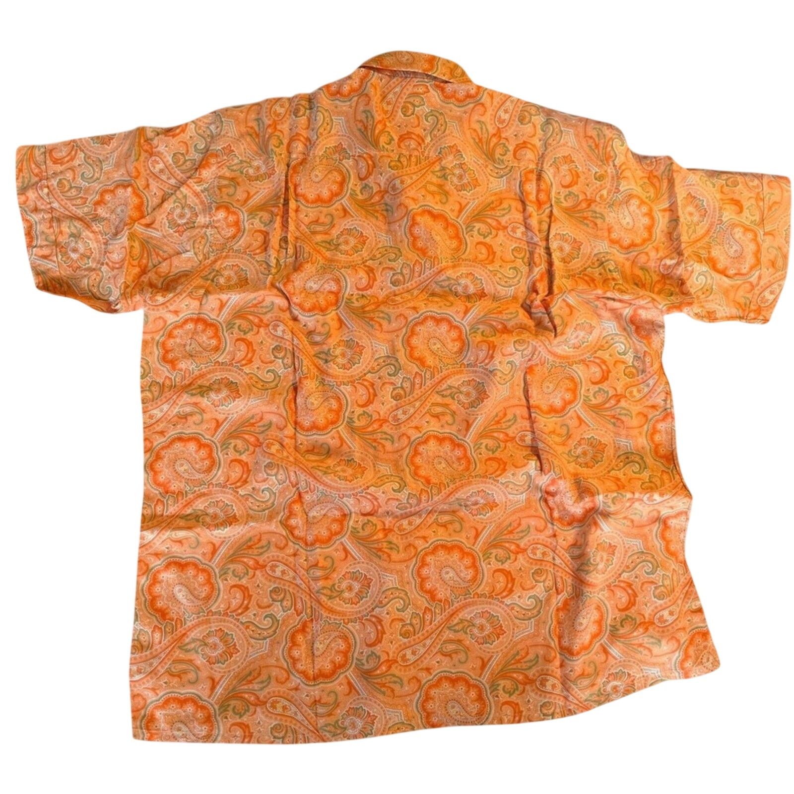Maus & Hoffman Vintage Maus & Hoffman Orange Cabana Palm Beach Shirt XL Size US XL / EU 56 / 4 - 3 Thumbnail