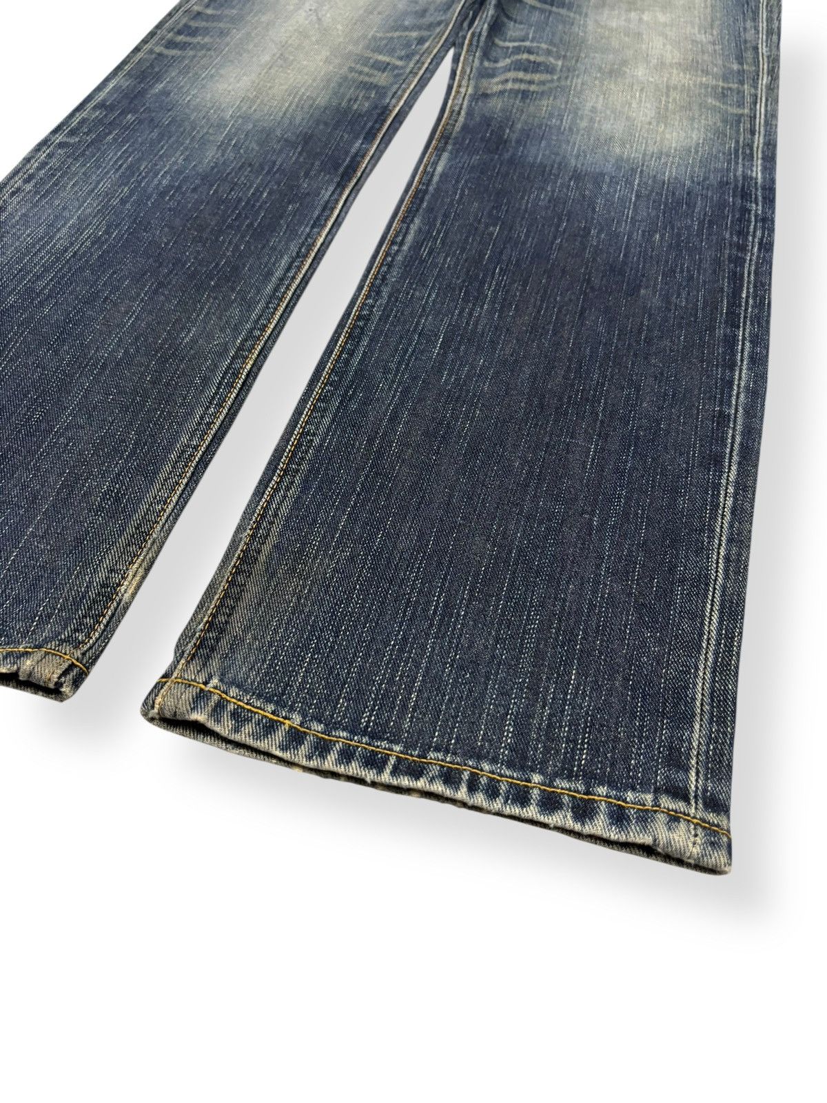 Lee Vintage Lee Riders Japan Faded Whiskers Clawmark Jeans Size US 32 / EU 48 - 7 Thumbnail