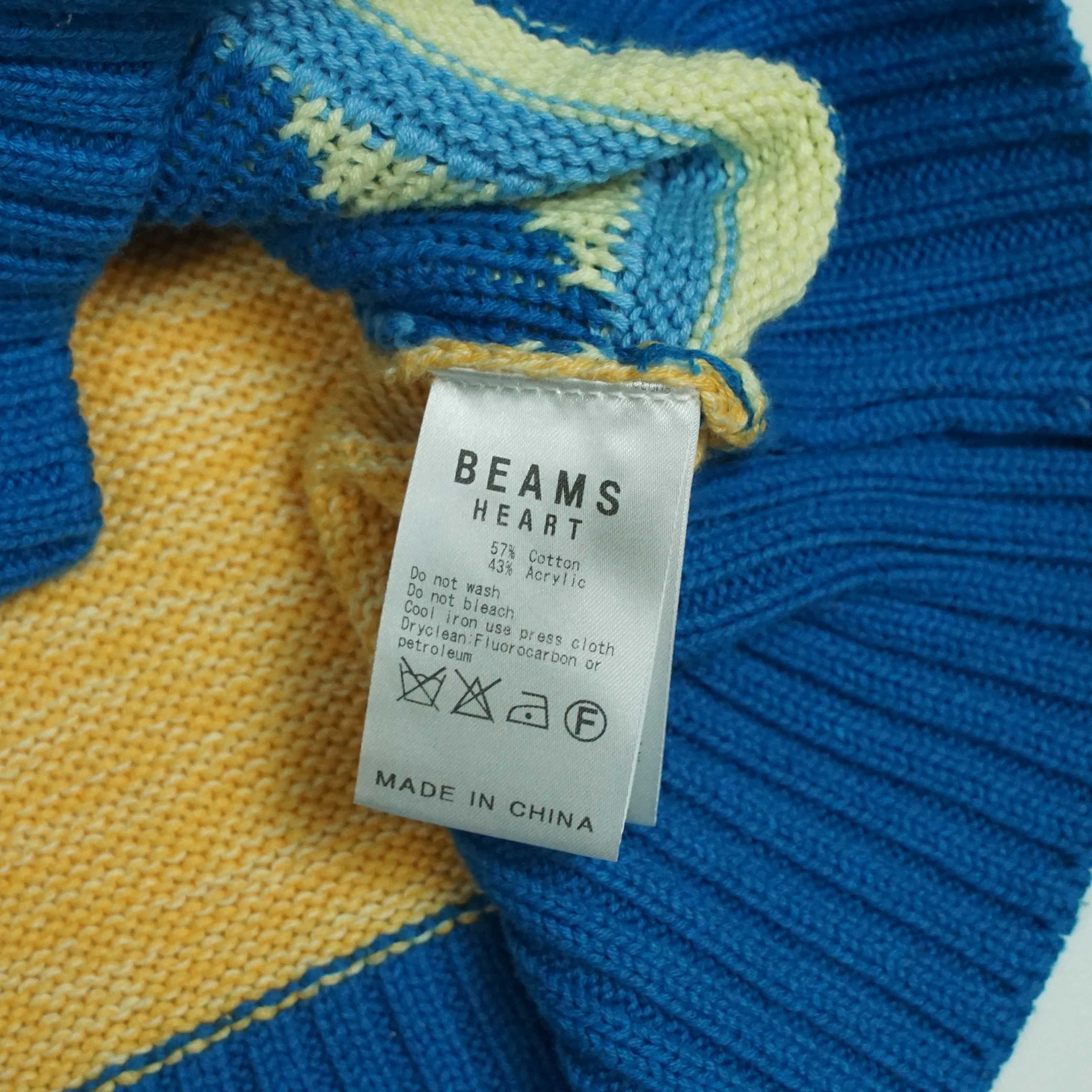 Beams Japan *NoTariff Beams Heart Navajo Pattern Knit Size ONE SIZE - 5 Thumbnail