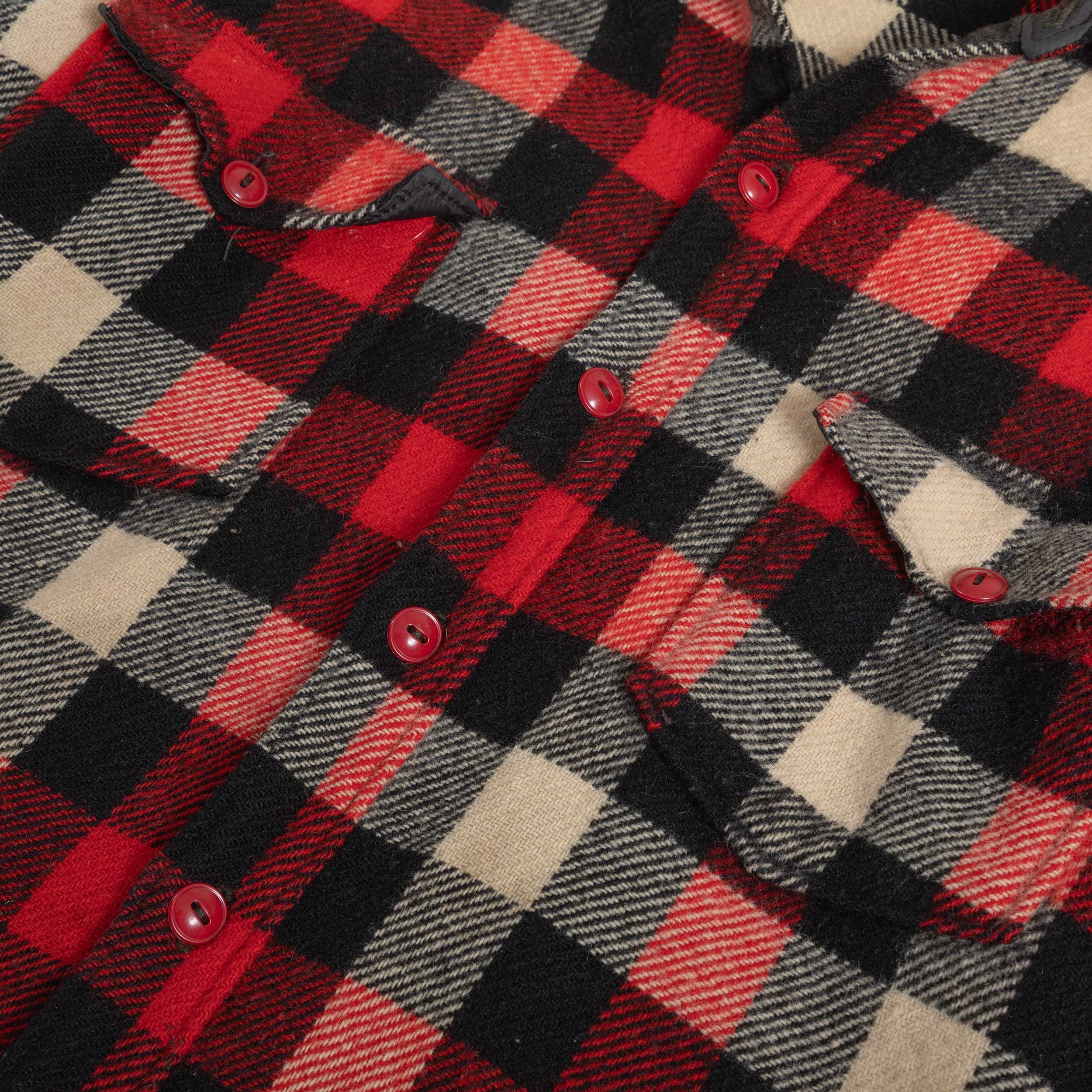 Woolrich Woolen Mills Vintage 60s Woolrich White Tag Style 95 Buffalo Plaid Shirt Size US L / EU 52-54 / 3 - 6 Thumbnail