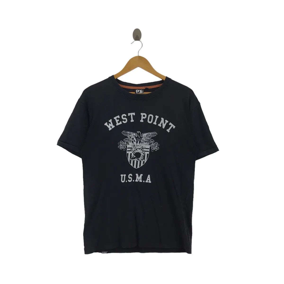 Avirex Vtg AVIREX USMA West Point Military Academy USAF Tee Shirt Size US L / EU 52-54 / 3 - 1 Thumbnail