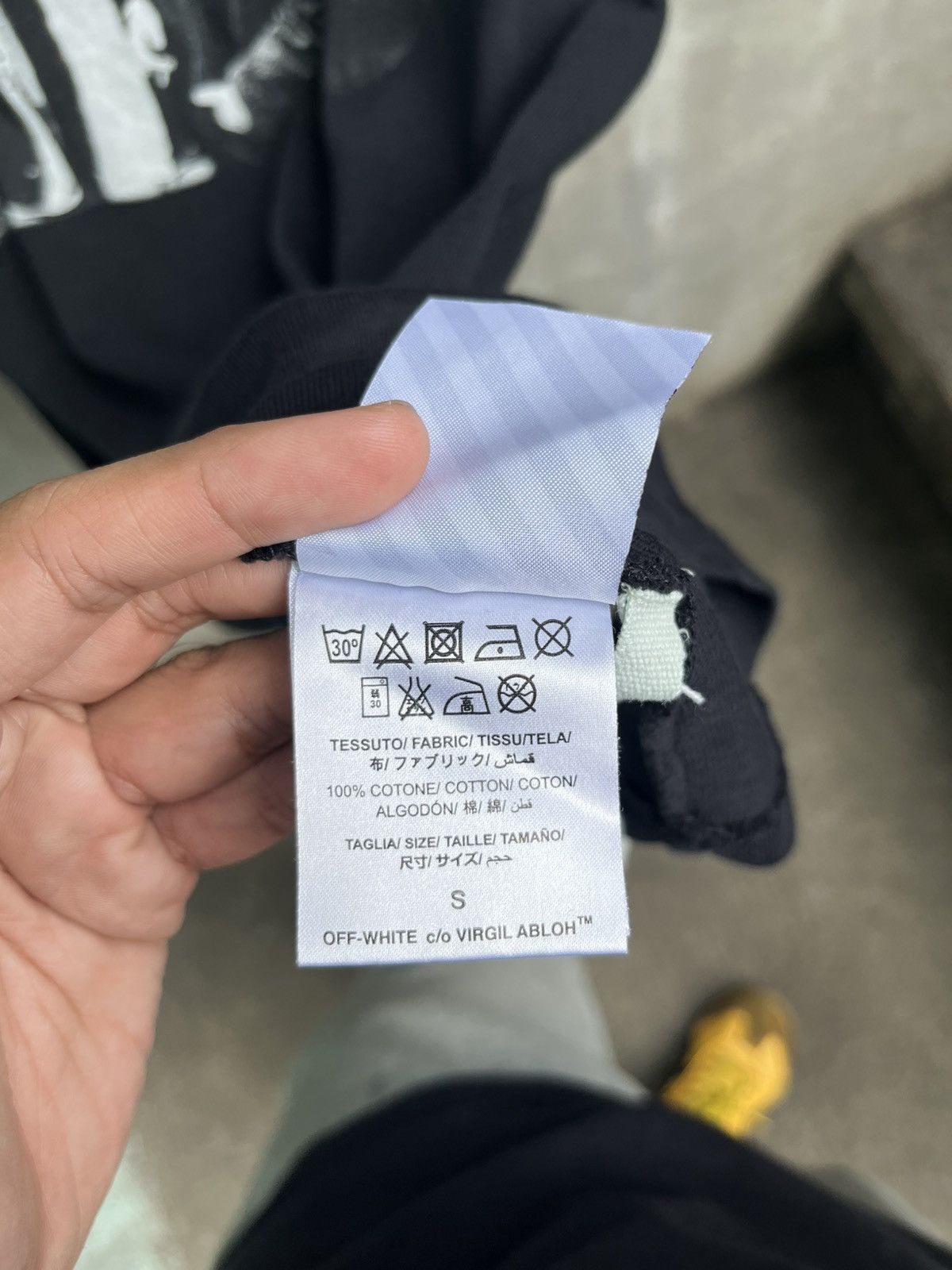 Off-White Oasis Rain/Modernism Tee Size US S / EU 44-46 / 1 - 8 Thumbnail