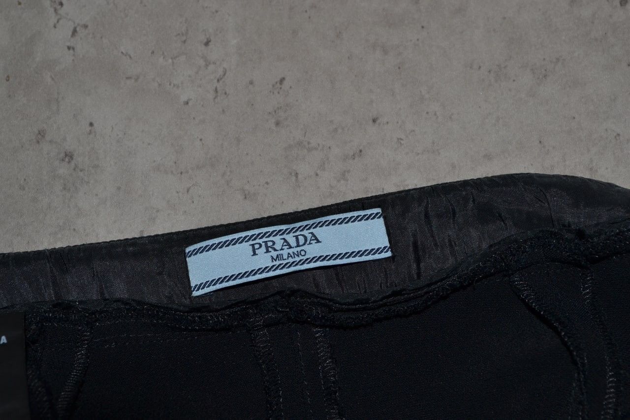 Prada Prada women Pants trousers Flared Black Size 28" / US 6 / IT 42 - 8 Thumbnail