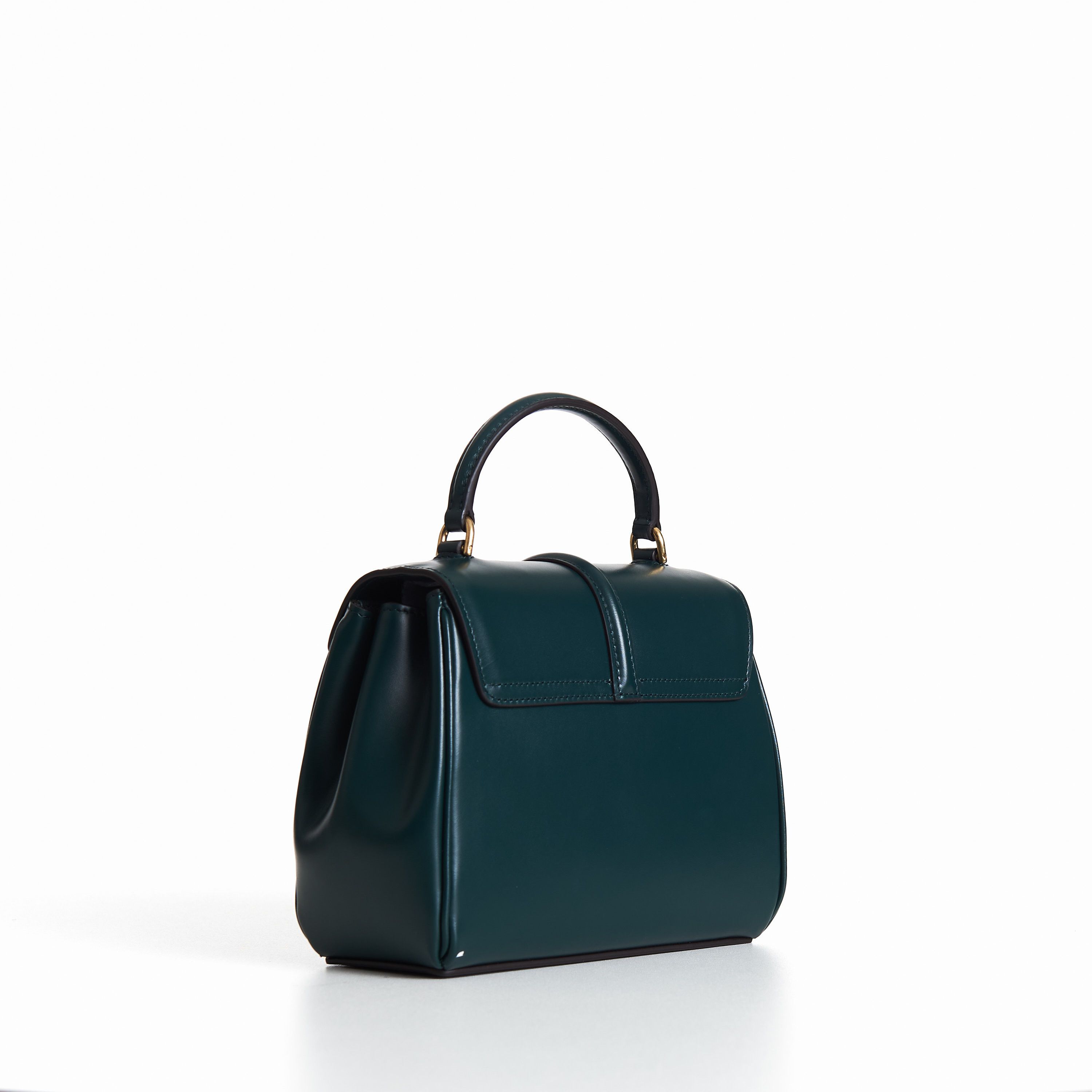 Celine Mini 16 In Amazone Green Satinated Calfskin Size ONE SIZE - 4 Thumbnail